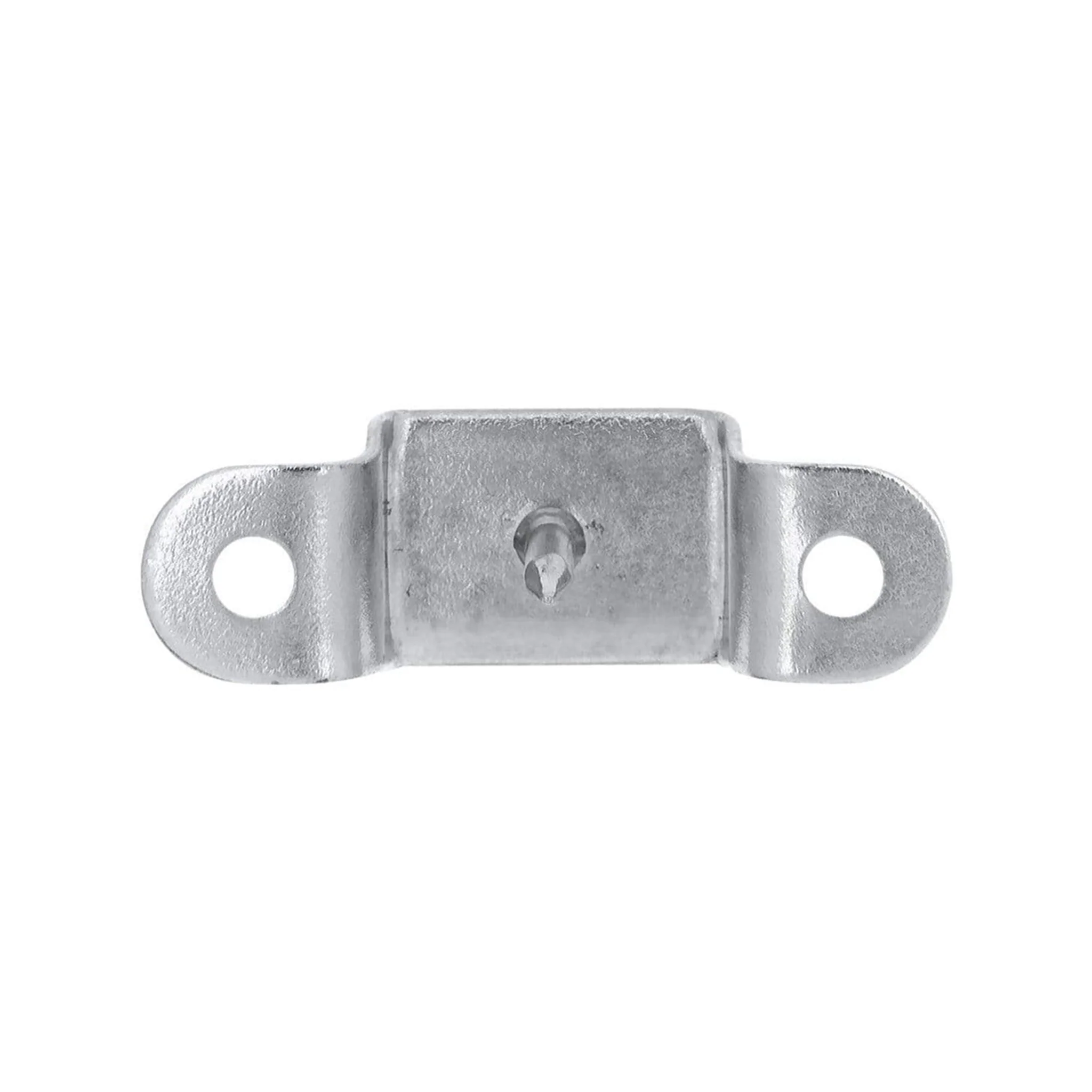 3/4" Nickel, Straight Edge Trunk Handle Loop with Nail, Steel, #D-23-NP