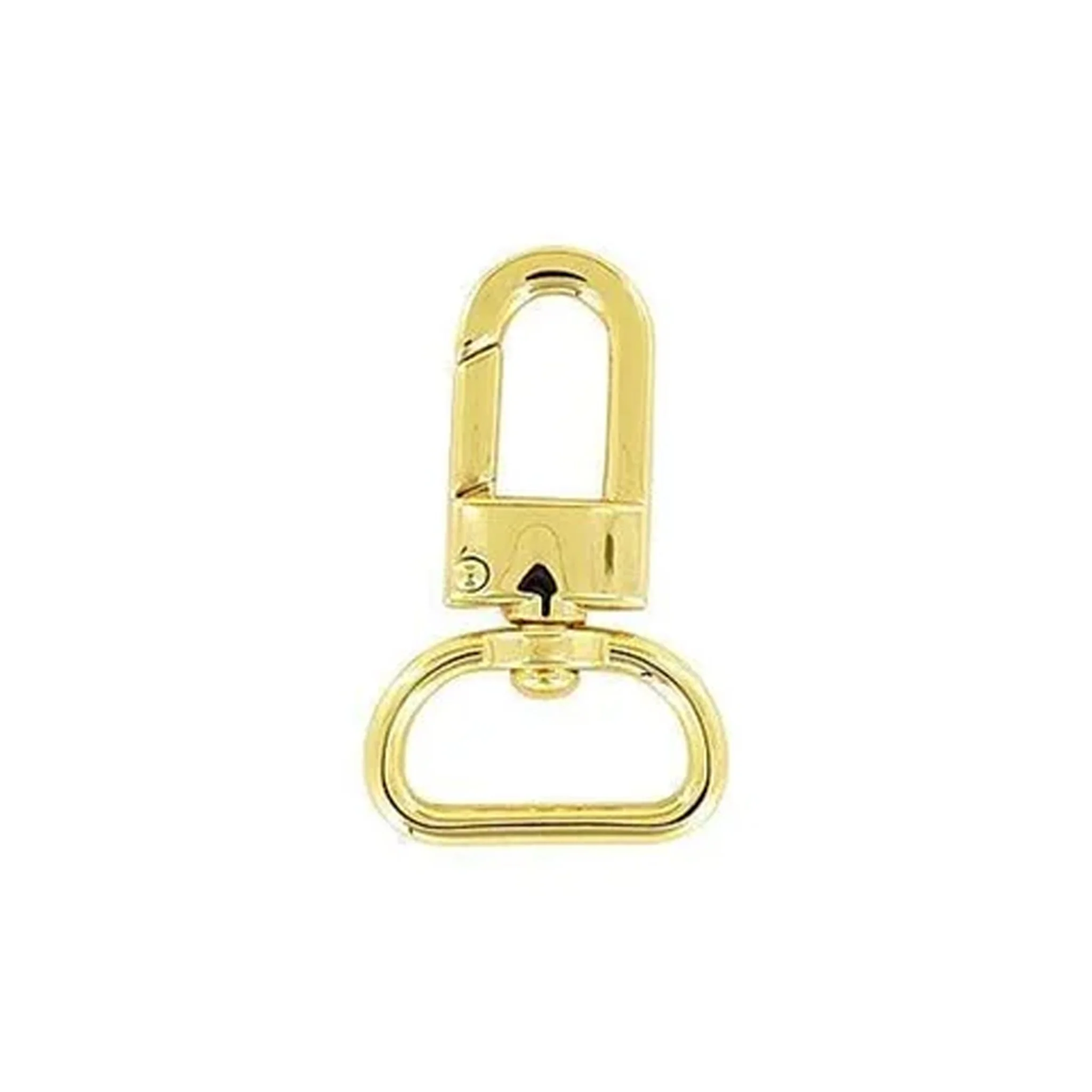 3/4" Shiny Gold, Lever Swivel Snap Hook, Zinc Alloy, #P-2766-GOLD