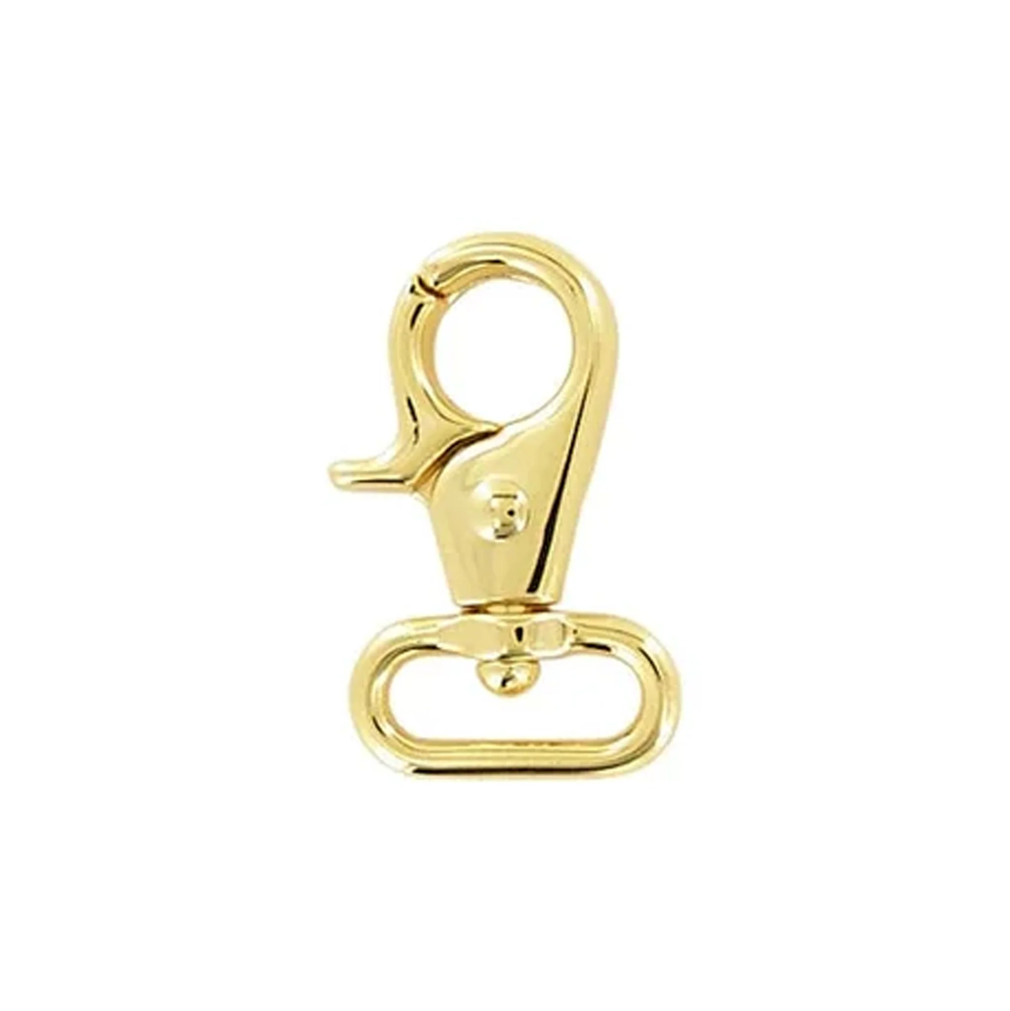 3/4" Shiny Gold, Trigger Swivel Snap Hook, Zinc Alloy, #P-2583-GOLD