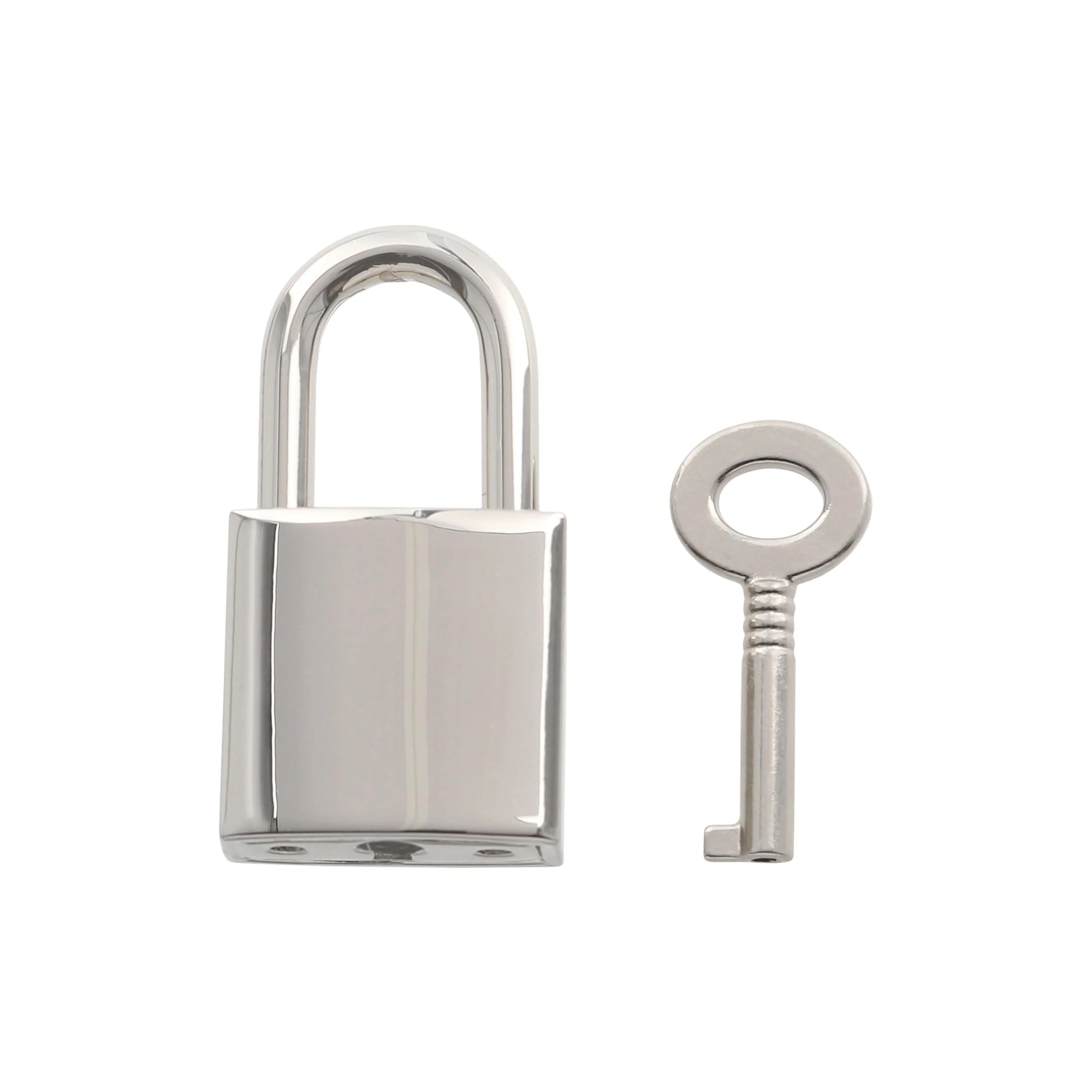 3/4" Shiny Nickel, Padlock, Zinc Alloy, #L-2845-NIC