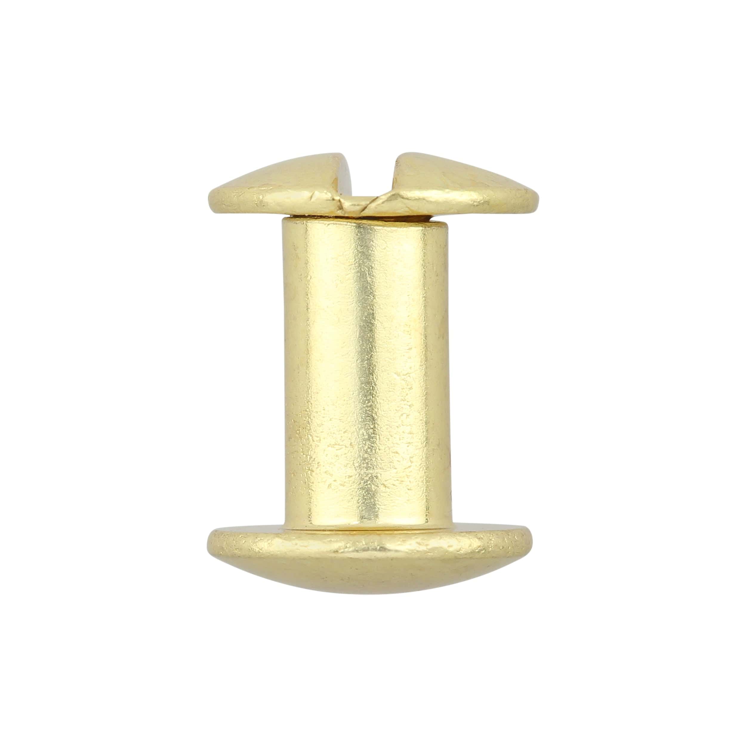 3/8" Brass, Chicago Screw, Solid Brass PK10, #L-156-3-8SB
