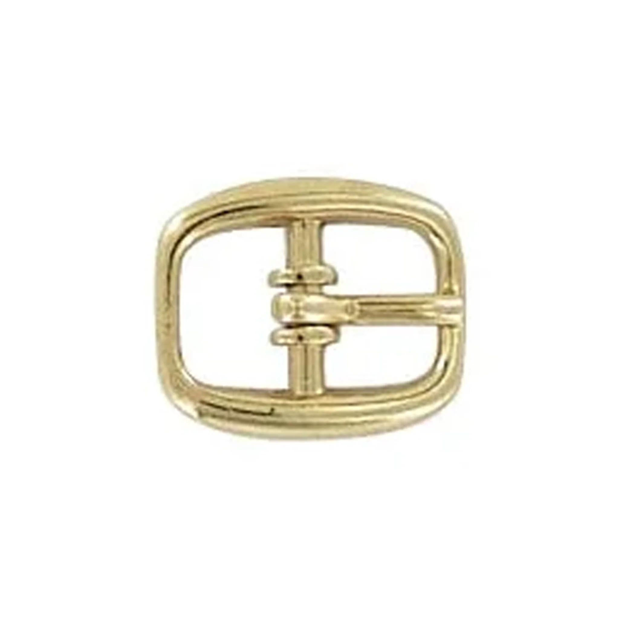 3/8" Gold, Center Bar Buckle, Zinc Alloy, #C-1658-GOLD