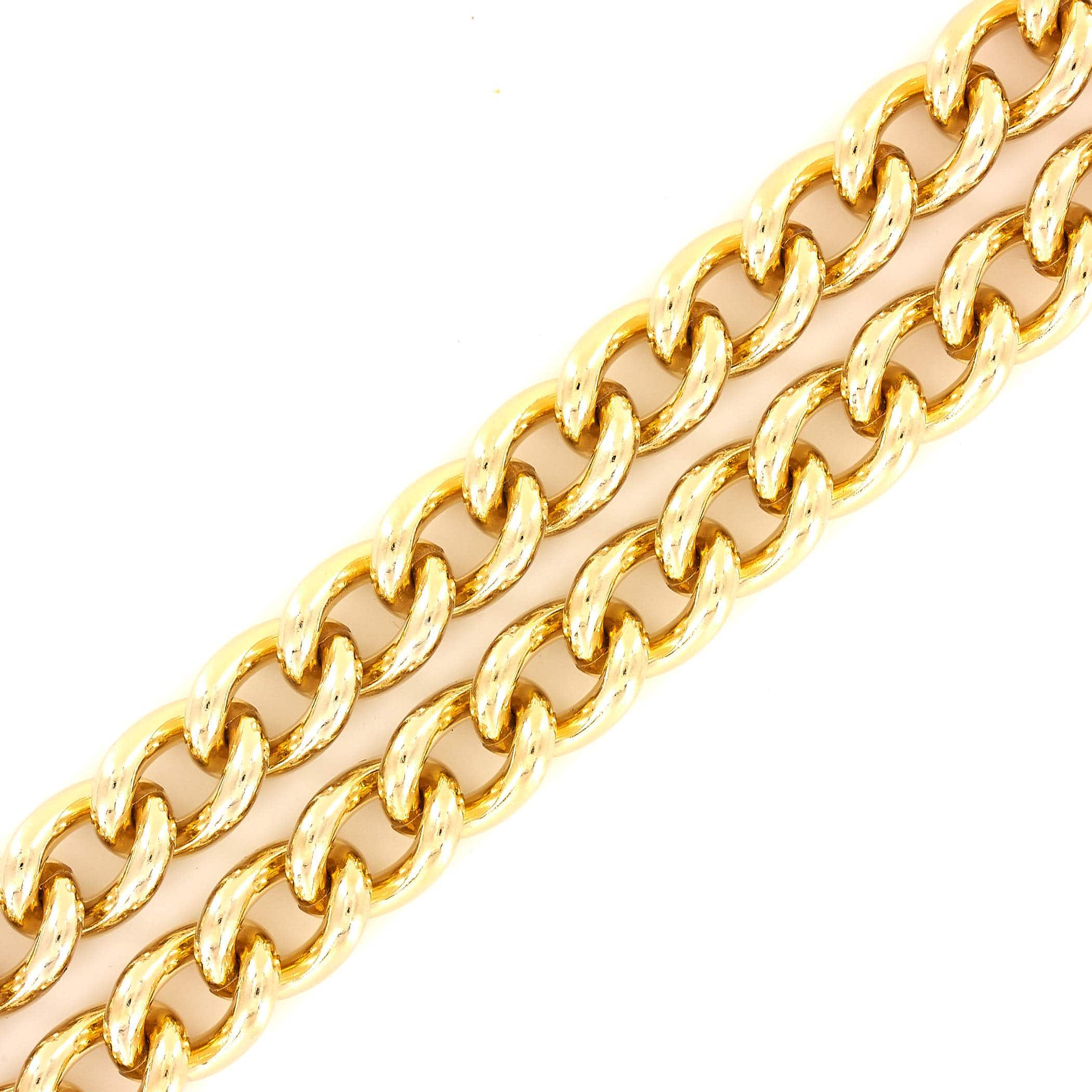 3/8" Gold, Chain, Steel, #P-3238-GP