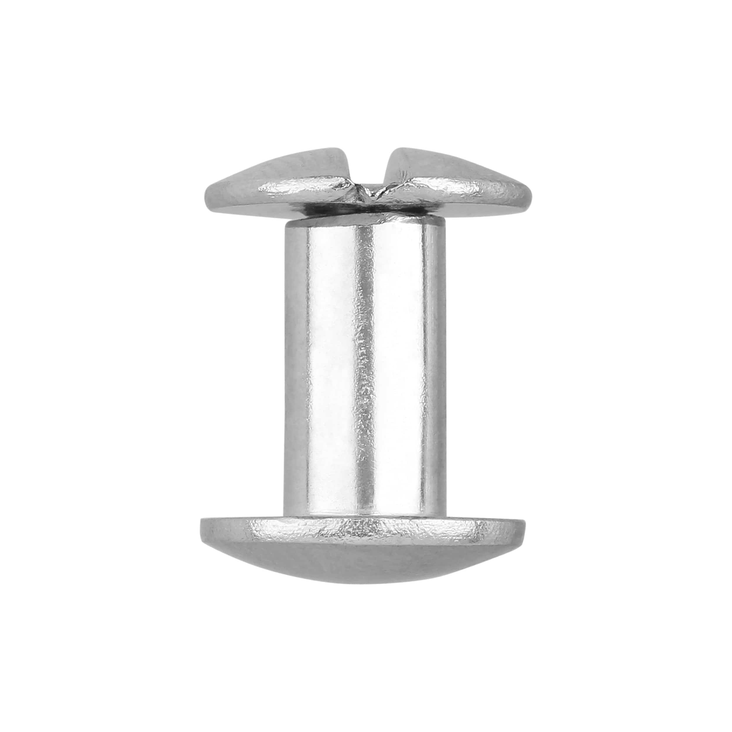 3/8" Nickel, Chicago Screw, Solid Brass PK10, #L-156-3-8SBN