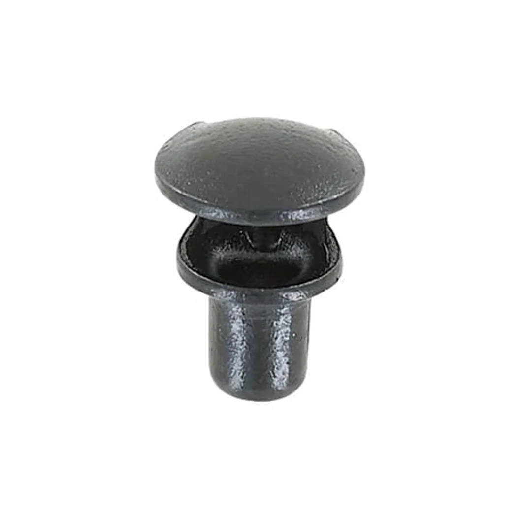 3/8" Shiny Black, Boot Lace Eyelet Hook, Steel, #A-295-BLK