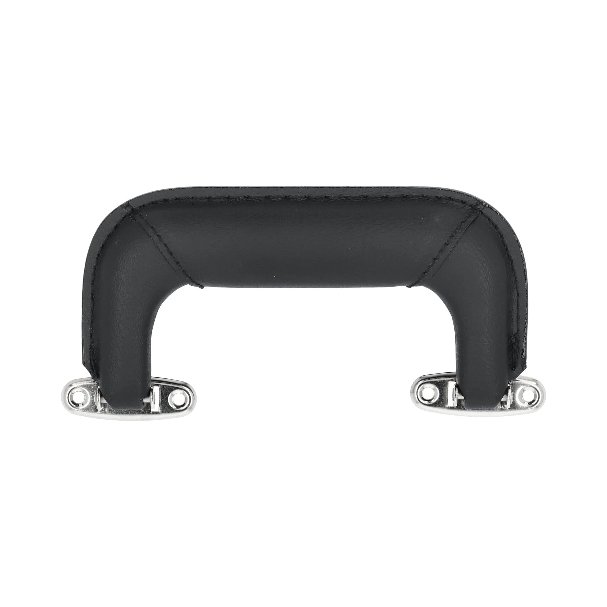 4 3/4" Black, Handle with Nickel Hardware, Vinyl, #L-3884