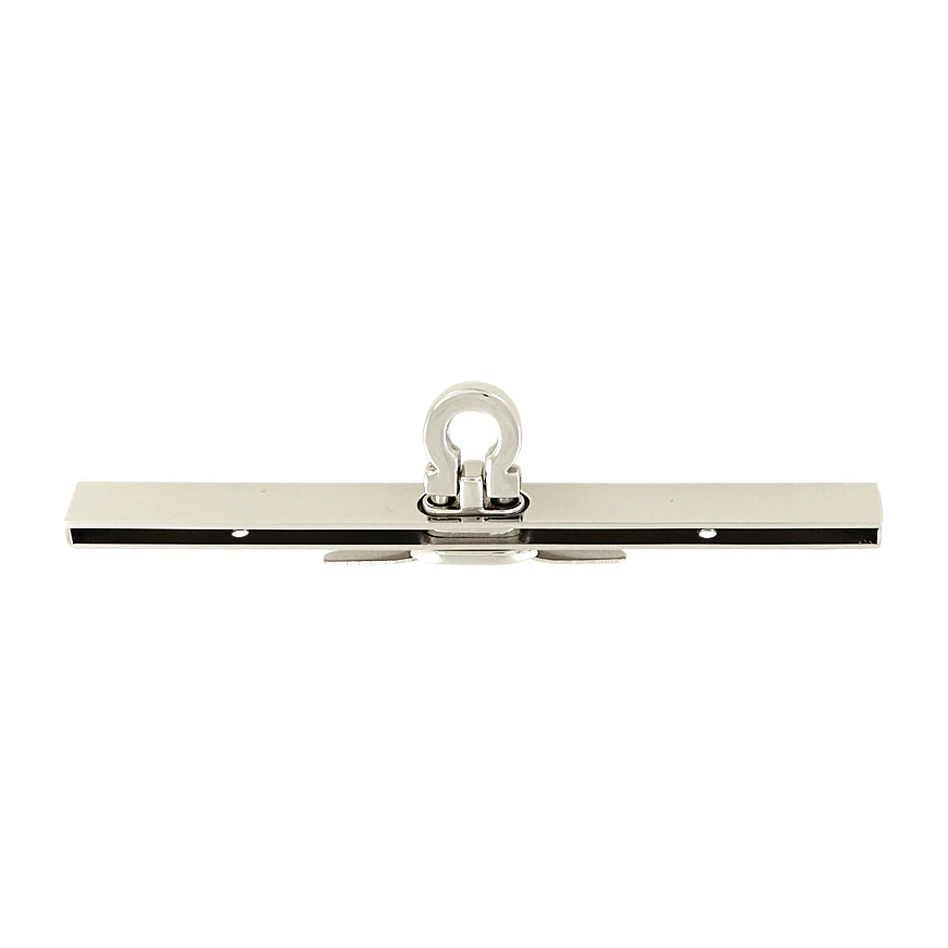 4 3/8" Nickel, Channeled Drop Lock, Zinc Alloy, #P-3198-NIC