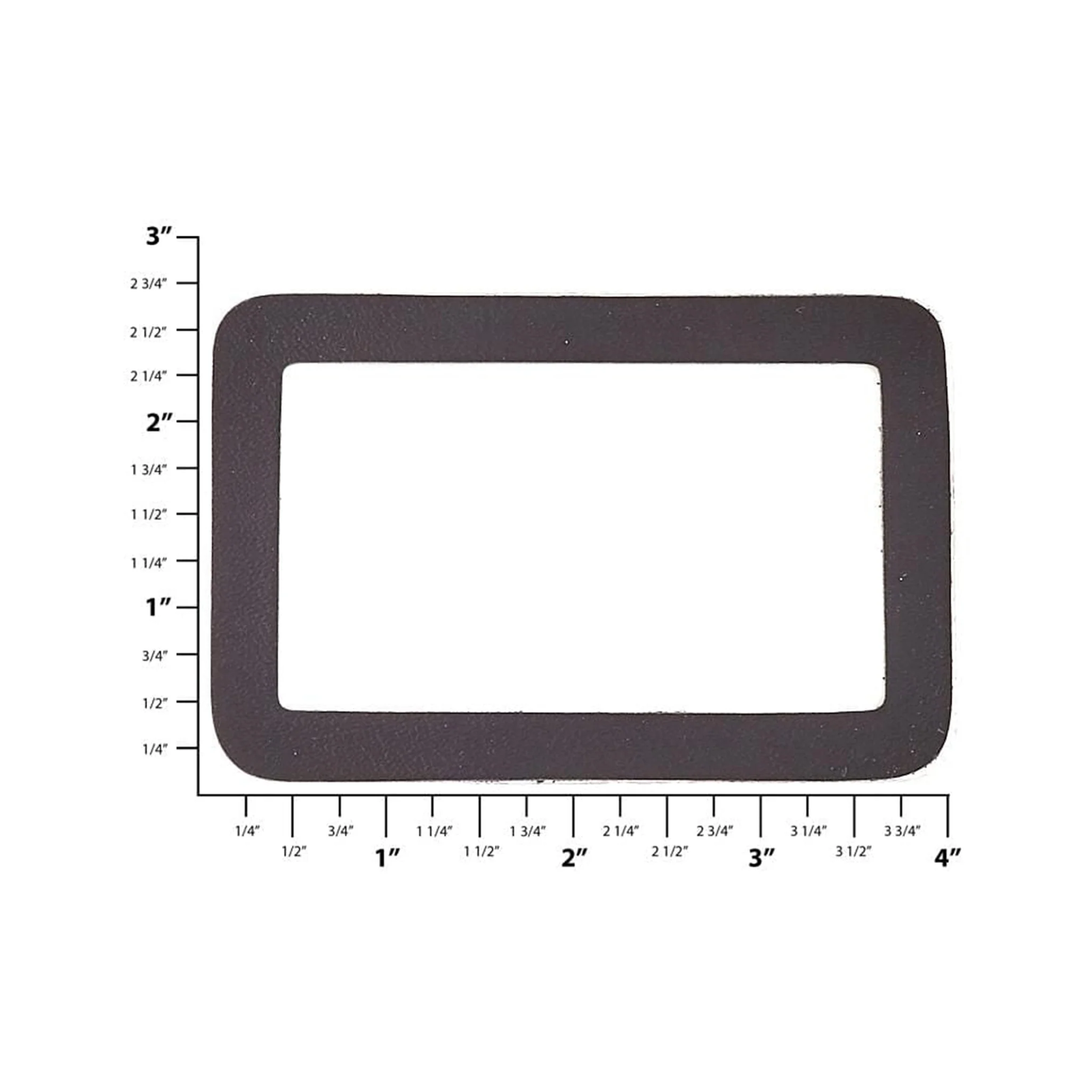 4" Black, Card Holder, Vinyl, #L-1982