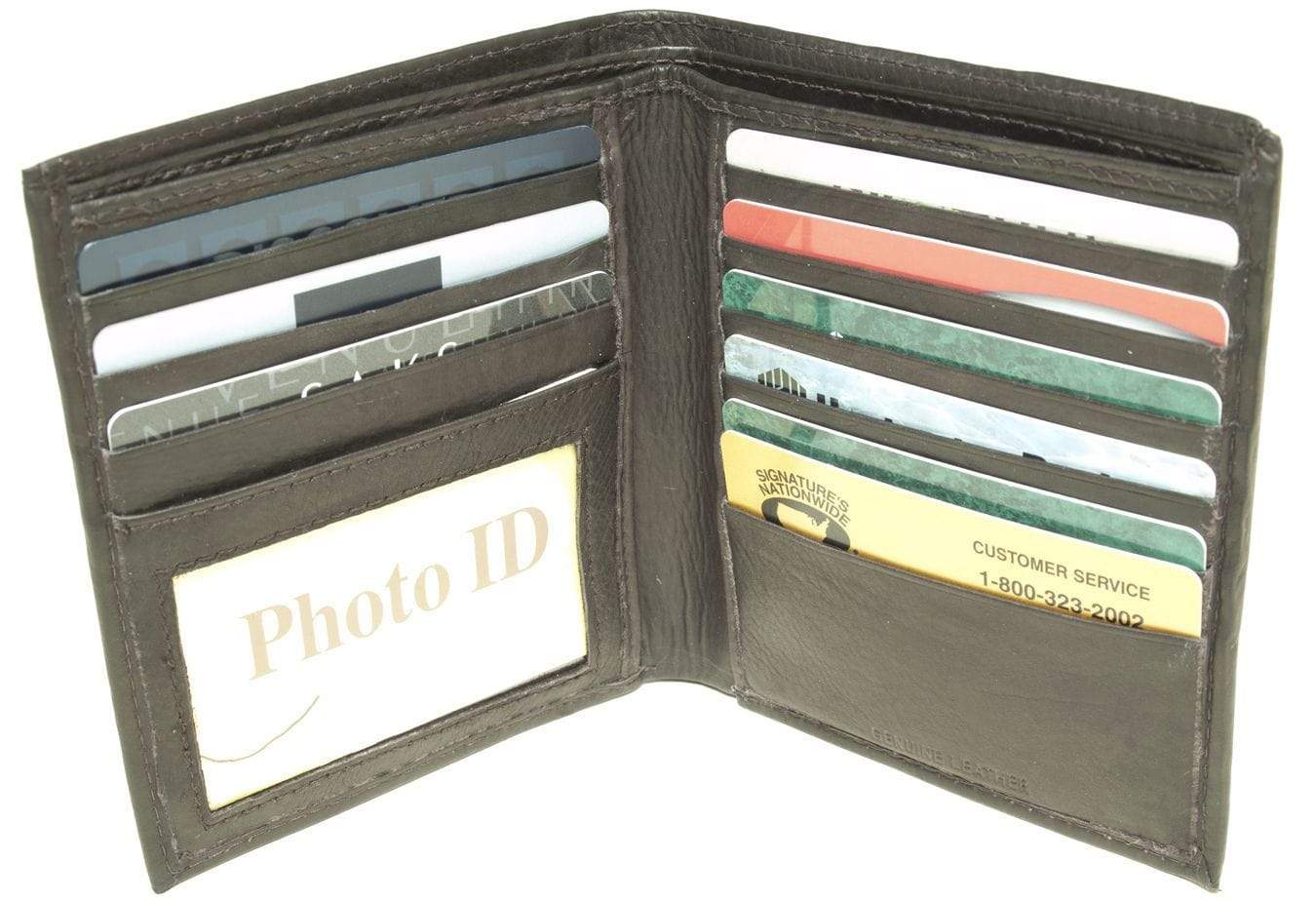 4" Black, RFID Shielded Giromy Samoni Hipster Wallet, Leather, #M-1659
