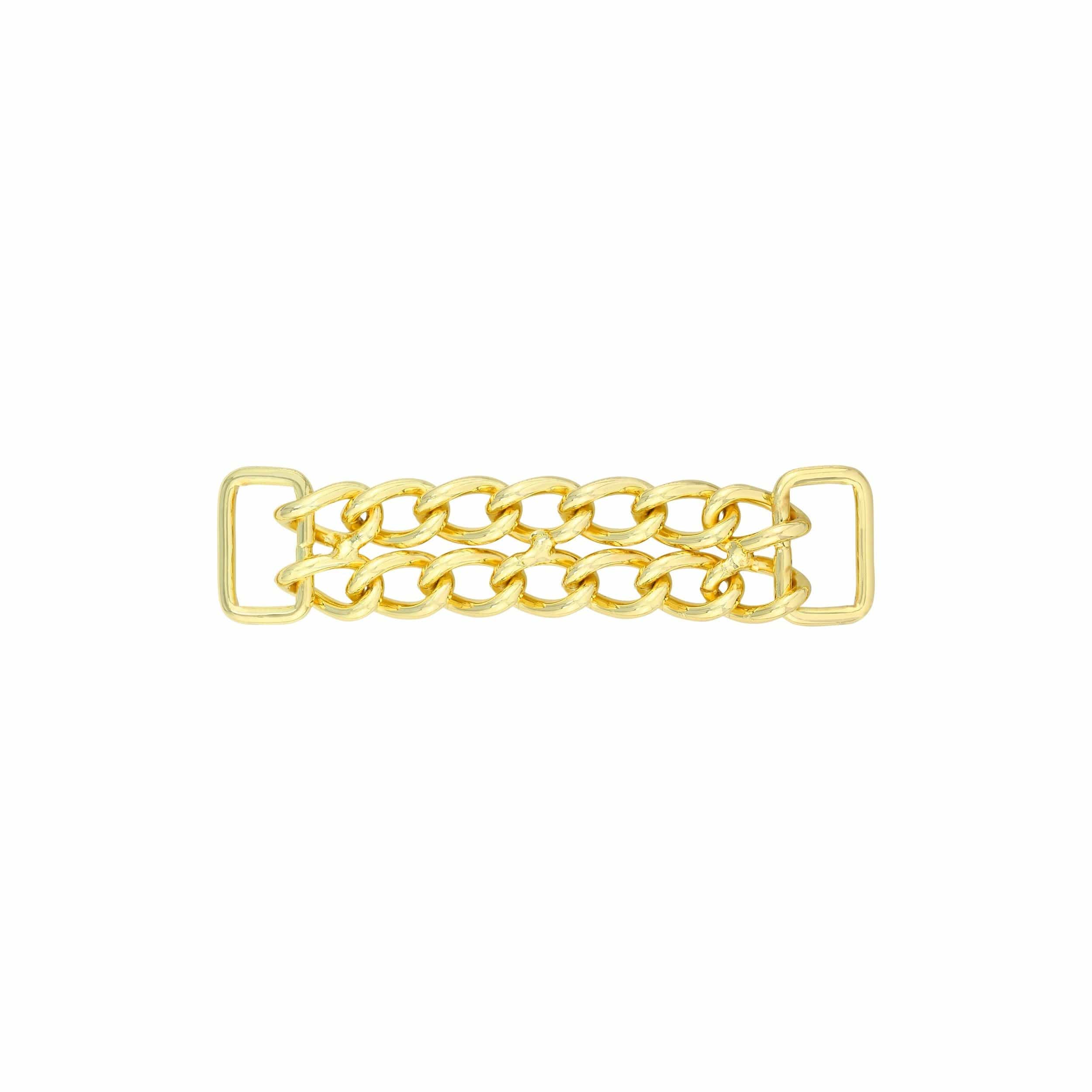 4" Brass, Double Chain, Steel, #C-1576-BP