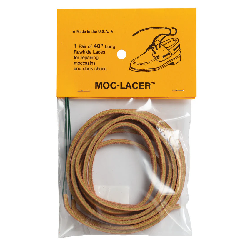 40" Tan, Moc Lacer, Leather, #M-997-TAN