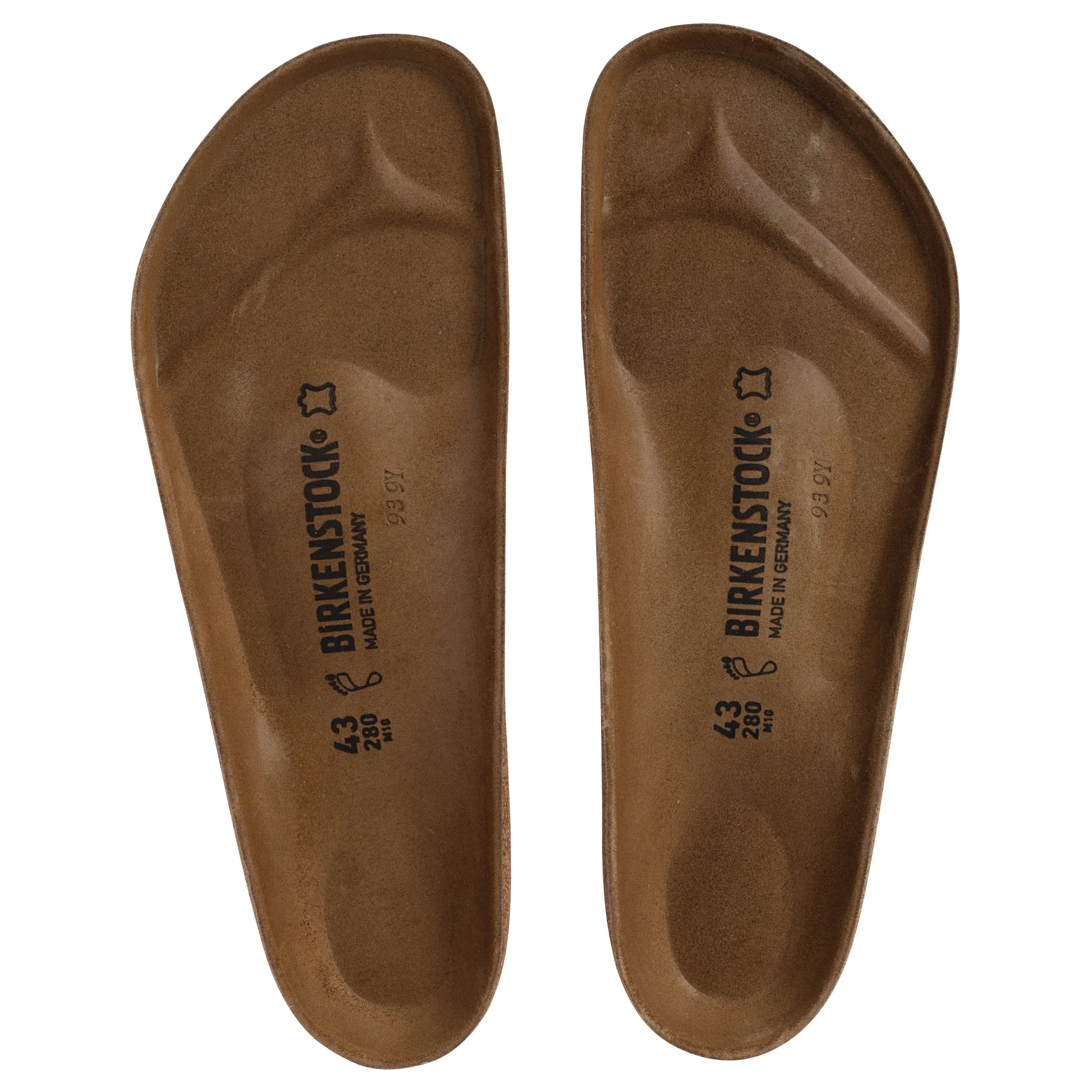 43mm, Birkenstock Dark Suede Footbed, #C-1590-43MM