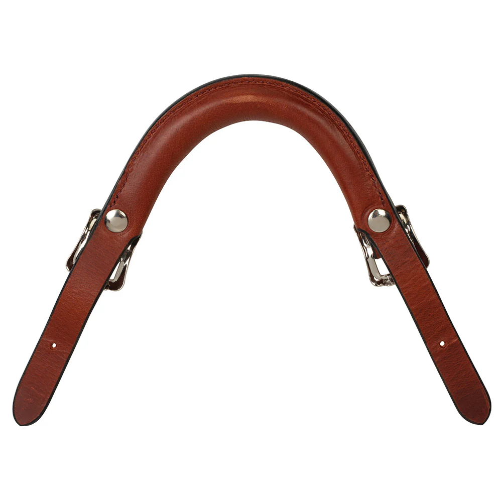 5" Brown, Emergency Handle, Leather, #L-455-BRO