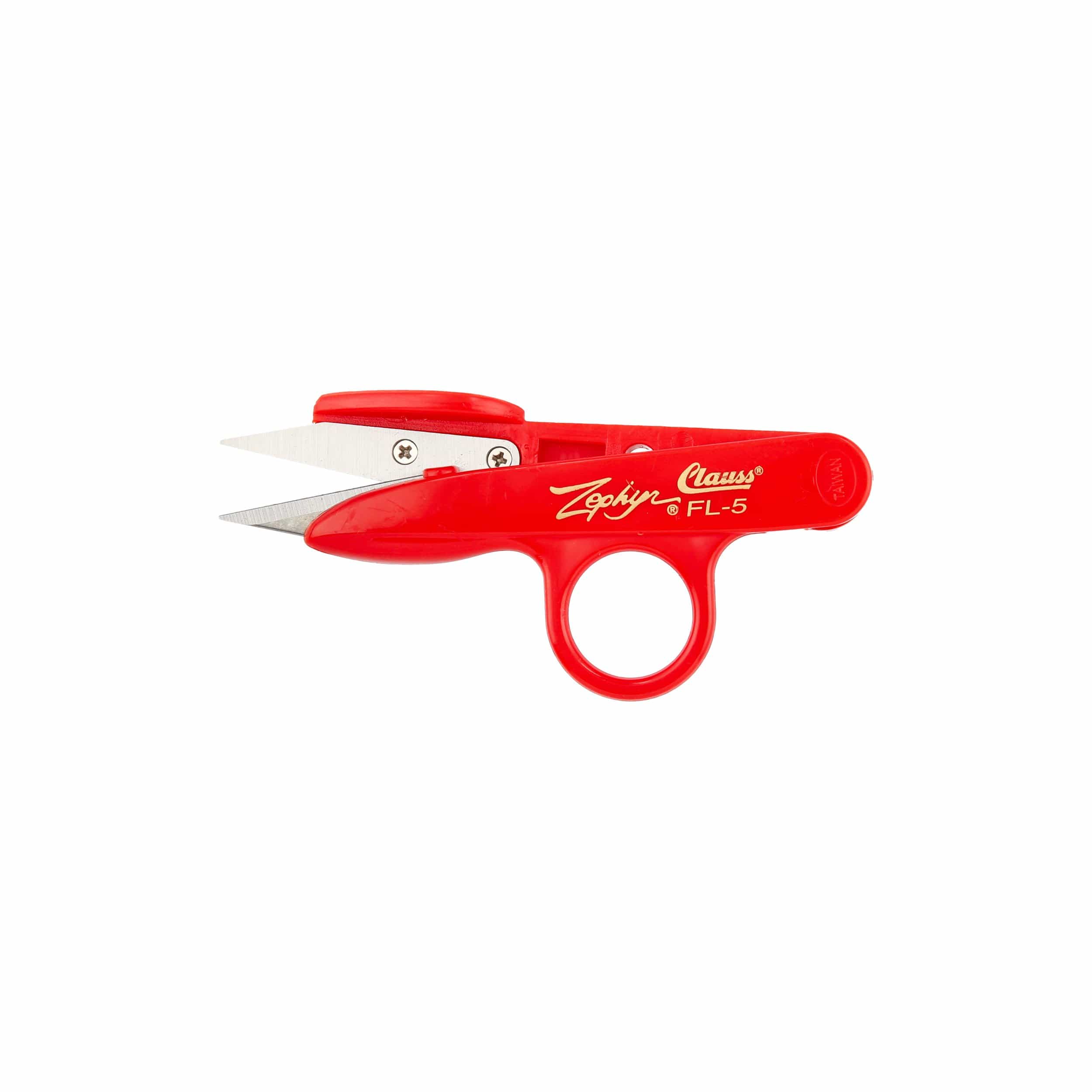 5" Red, Clauss Lightweight Thread Snip, Stainless Steel, #T-1043