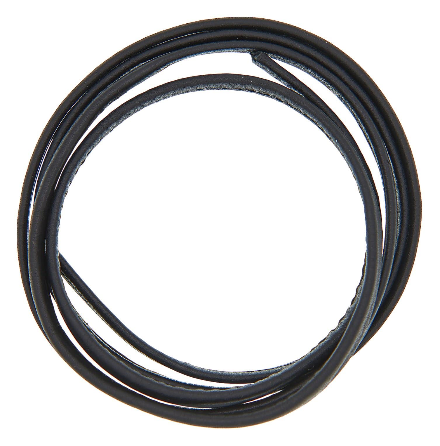 5/16" Black, Double Full Fold Cord, Leather, #M-1661-BLK