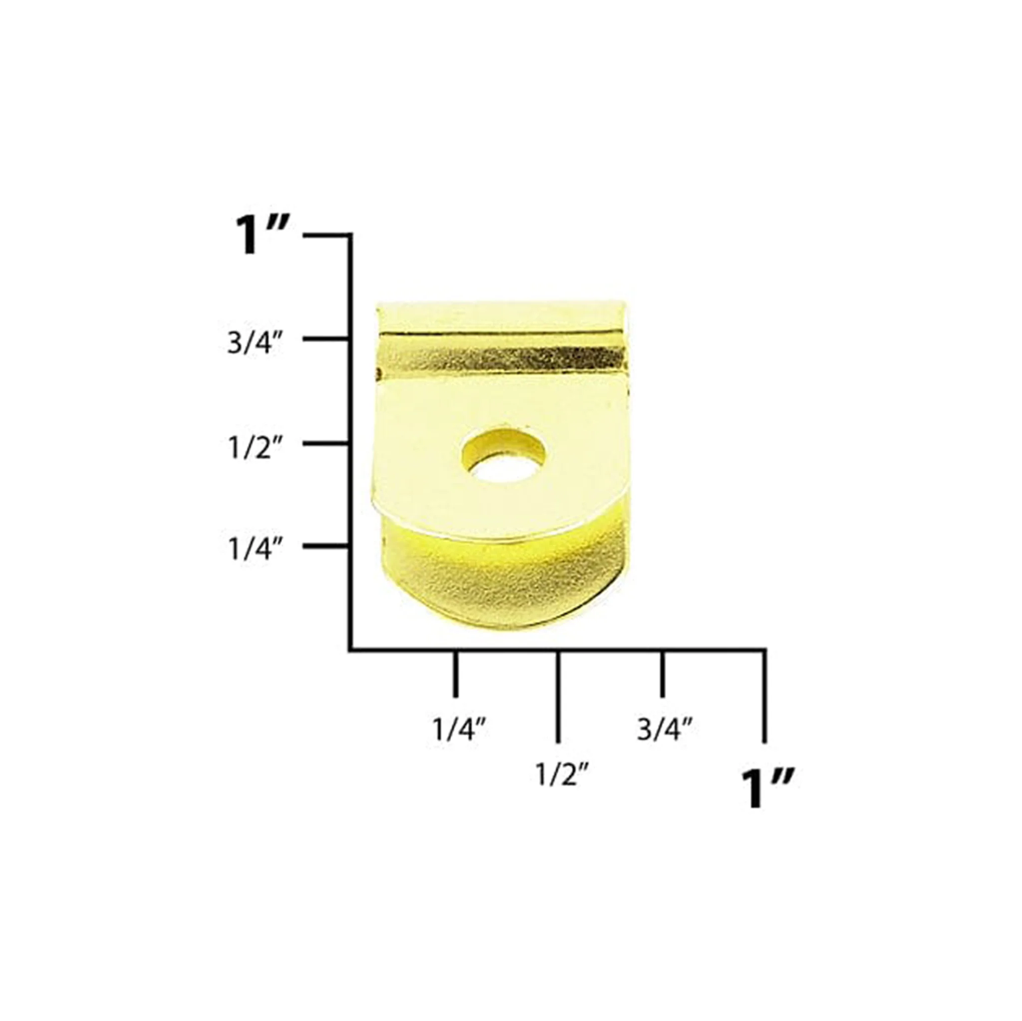 5/8" Brass, Speed Lace Clip Only, Steel, #D-26-CLIP-BP