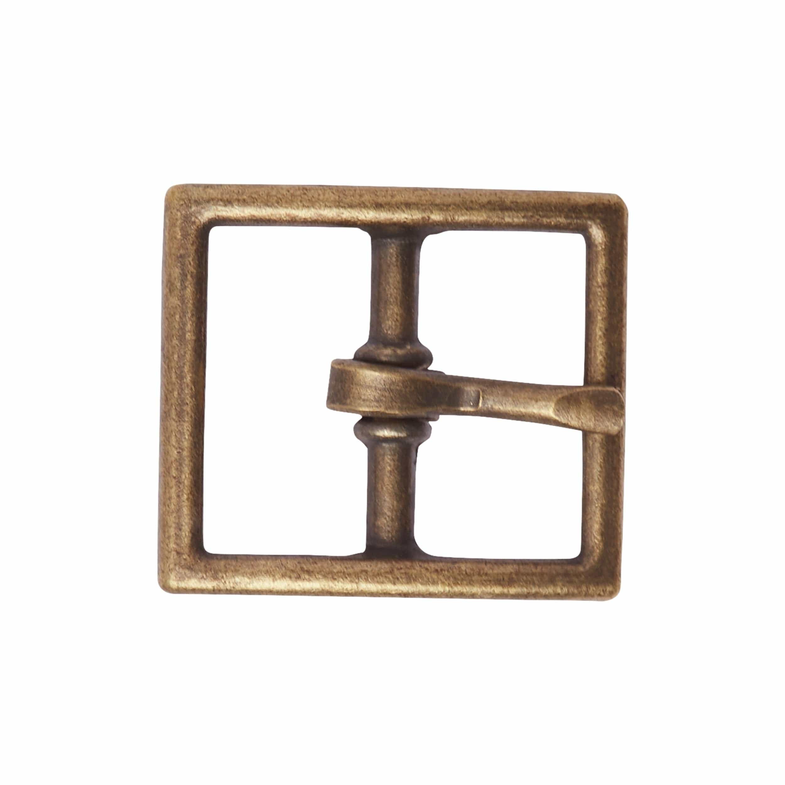 5/8" Antique Brass, Curved Center Bar Buckle, Zinc Alloy, #C-2170-ANTB