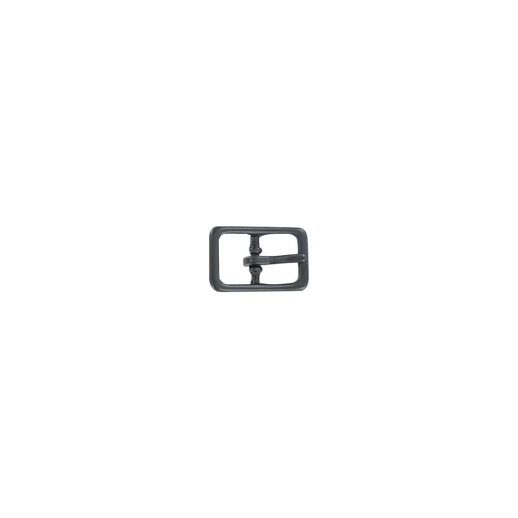 5/8" Black, Center Bar Buckle, Solid Brass, #C-1462-BLK