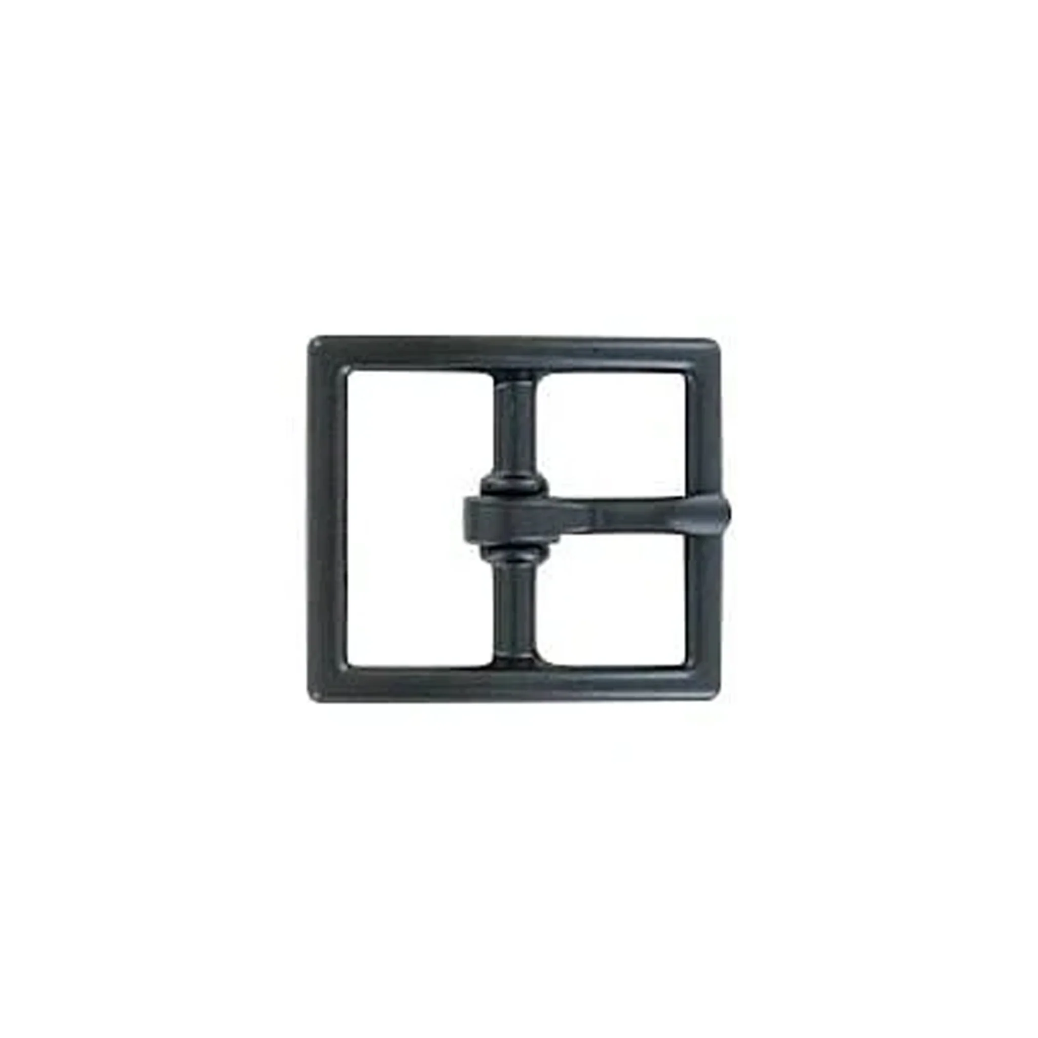 5/8" Black, Curved Center Bar Buckle, Zinc Alloy, #C-2170-BLK