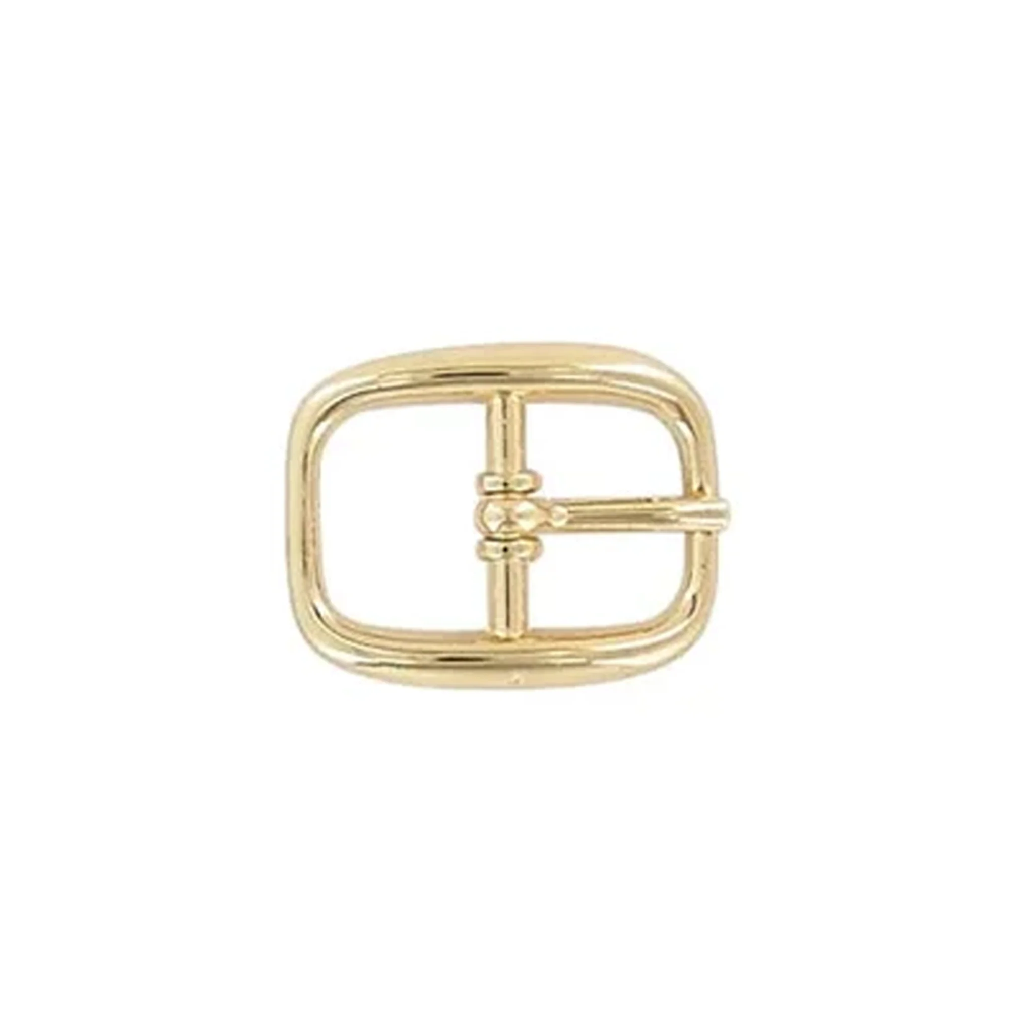 5/8" Gold, Center Bar Buckle, Zinc Alloy, #C-1660-GOLD