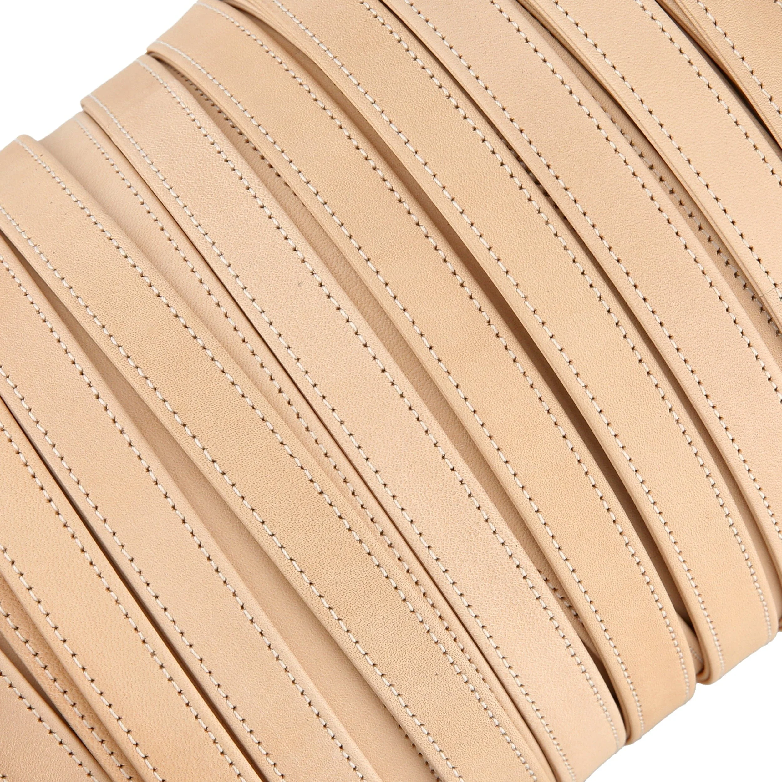 5/8" Natural Russet, Leather Strapping, Leather, #CALF-5-8-RUS