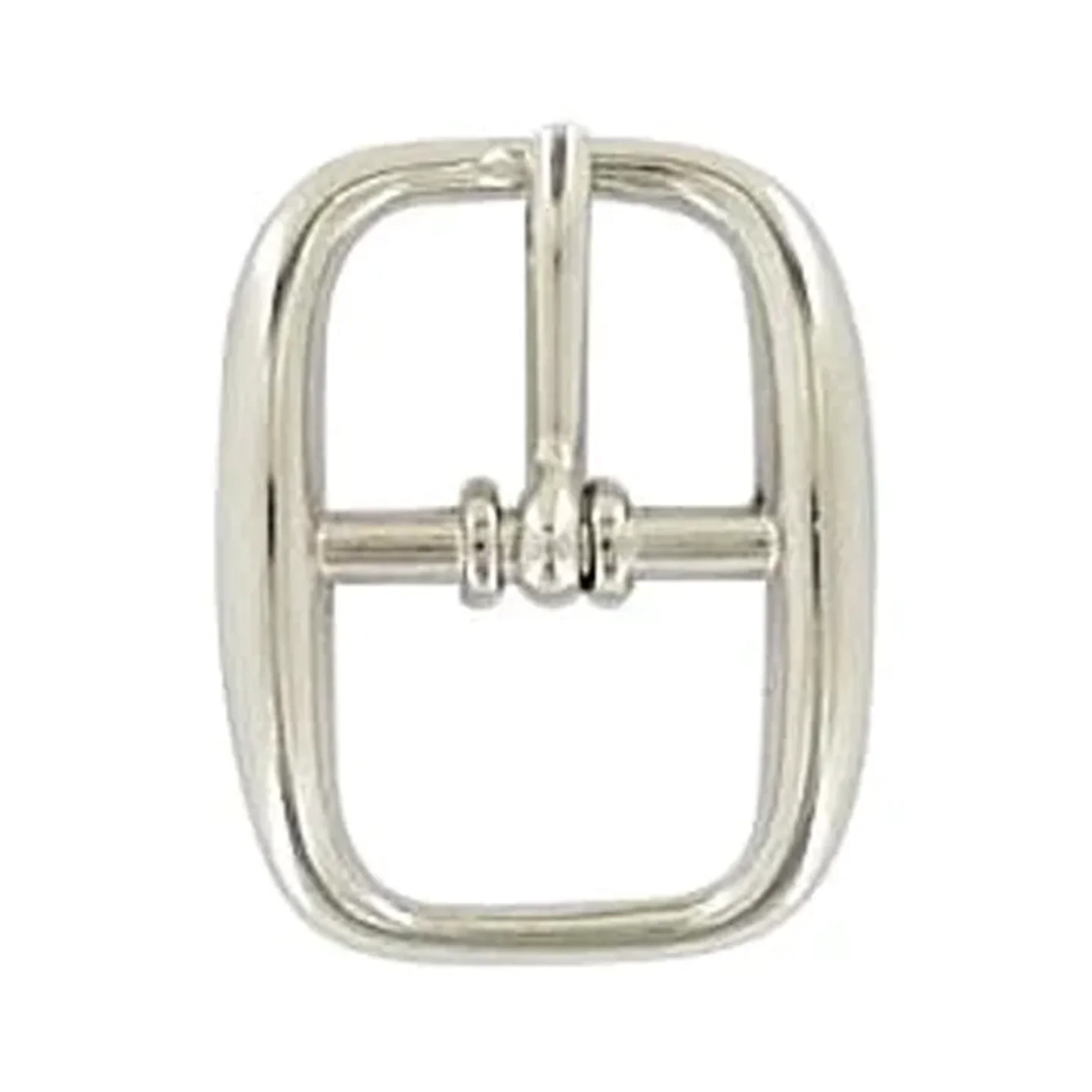5/8" Nickel, Center Bar Buckle, Zinc Alloy, #C-1660-NP