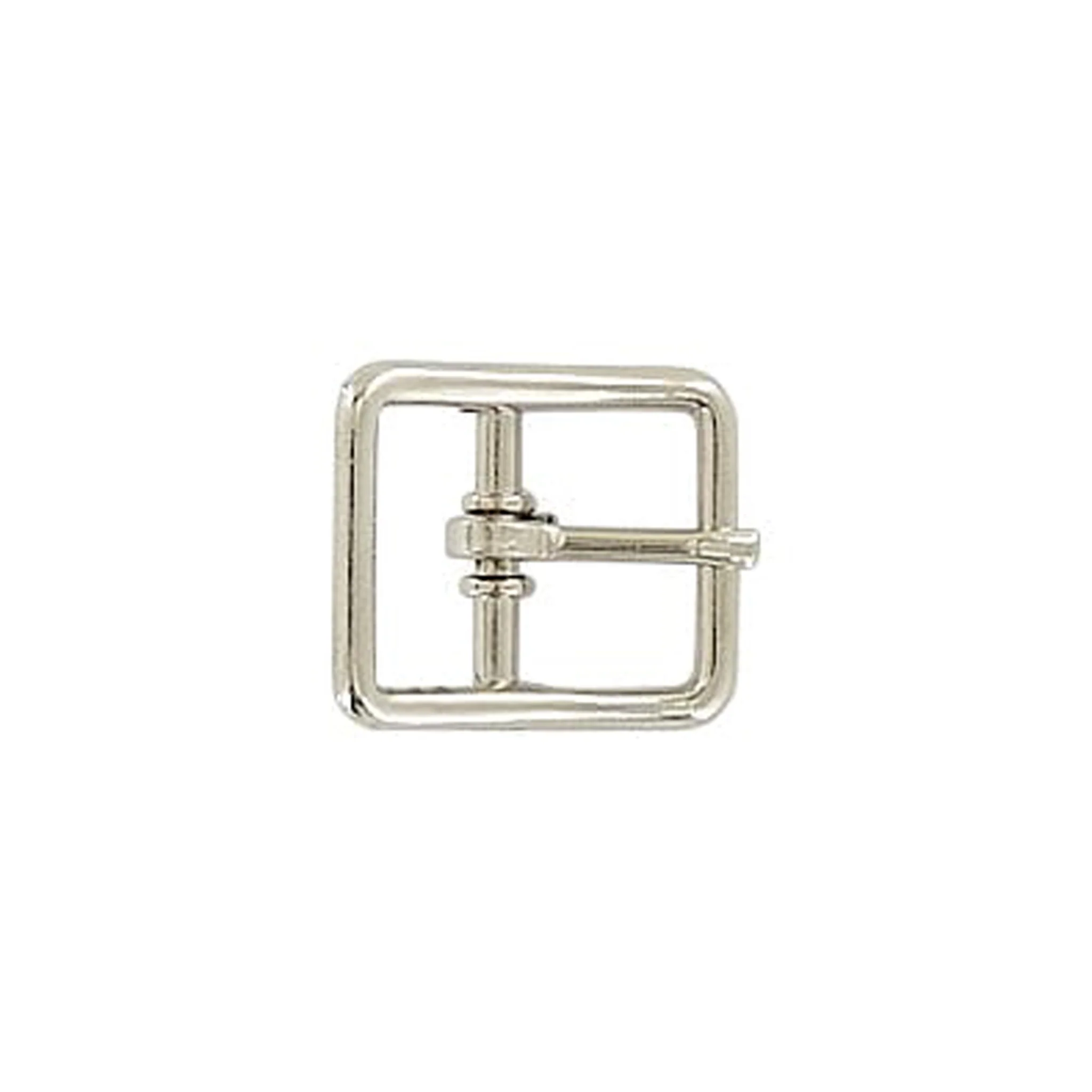 5/8" Nickel, Center Bar Buckle, Zinc Alloy, #C-22-5-8-NP