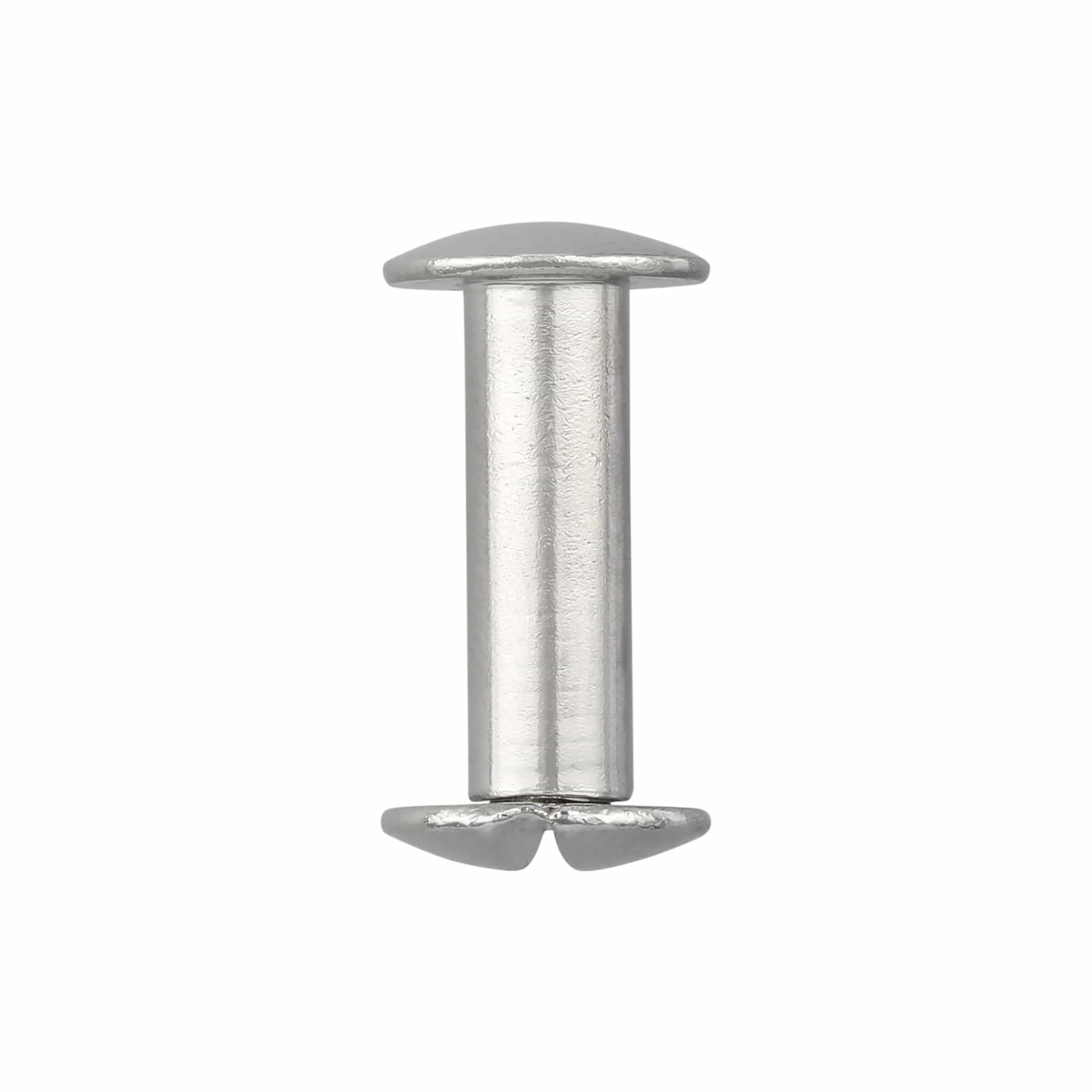 5/8" Nickel, Chicago Screw, Solid Brass PK10, #L-156-5-8-SBN