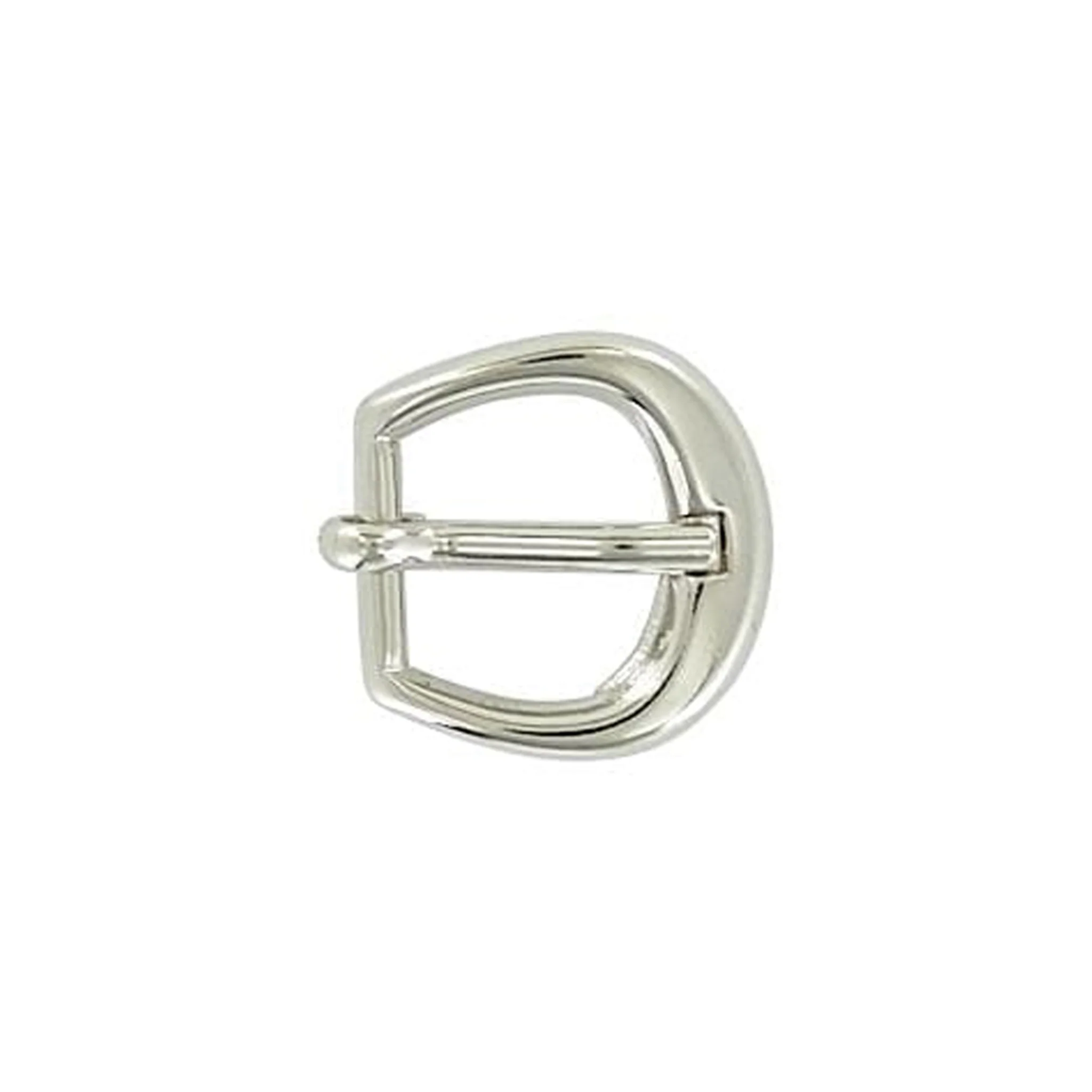 5/8" Nickel, Heel Bar Buckle, Zinc Alloy, #C-2058-NIC