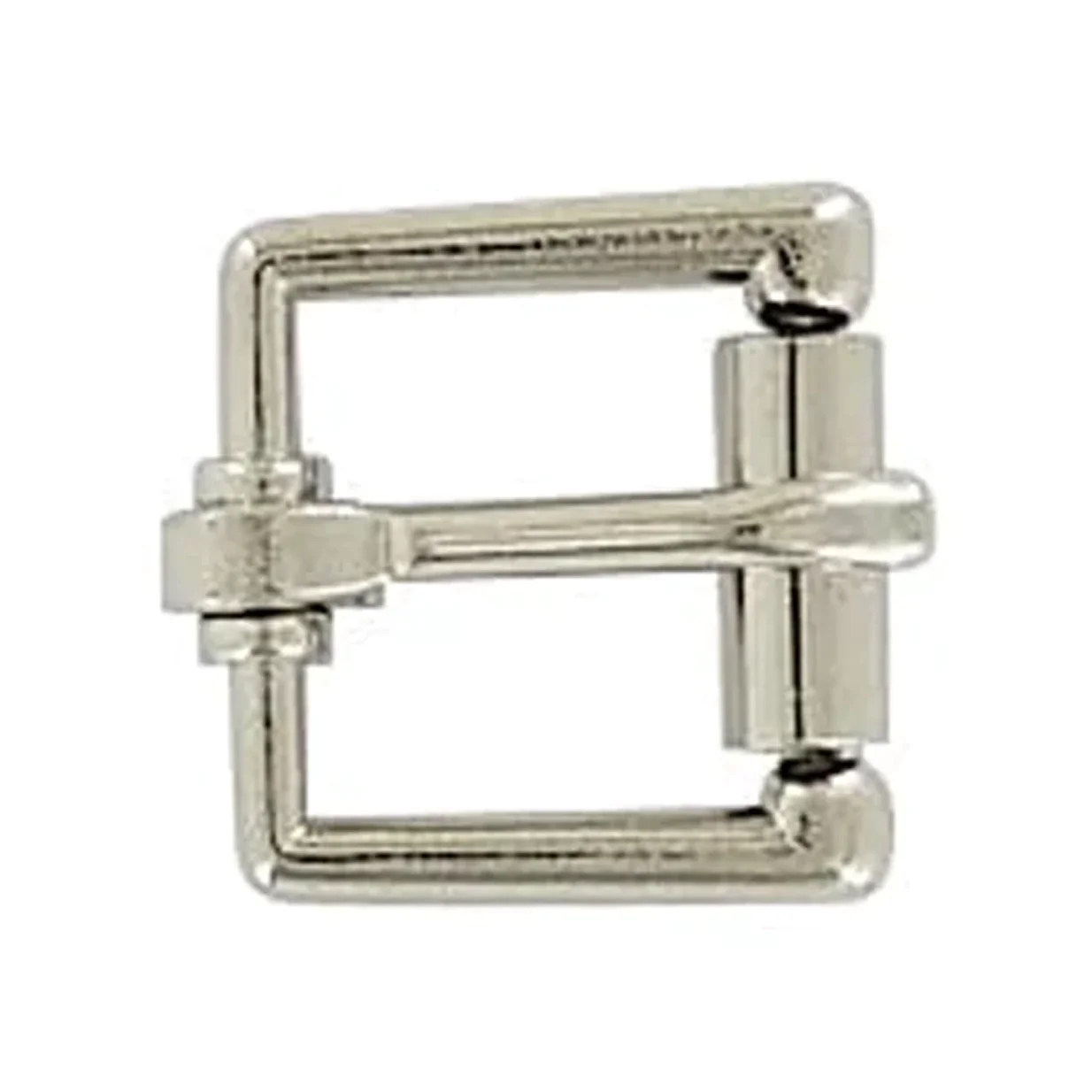 5/8" Nickel, Heel Bar Roller Buckle, Zinc Alloy, #C-1355-5-8-NP