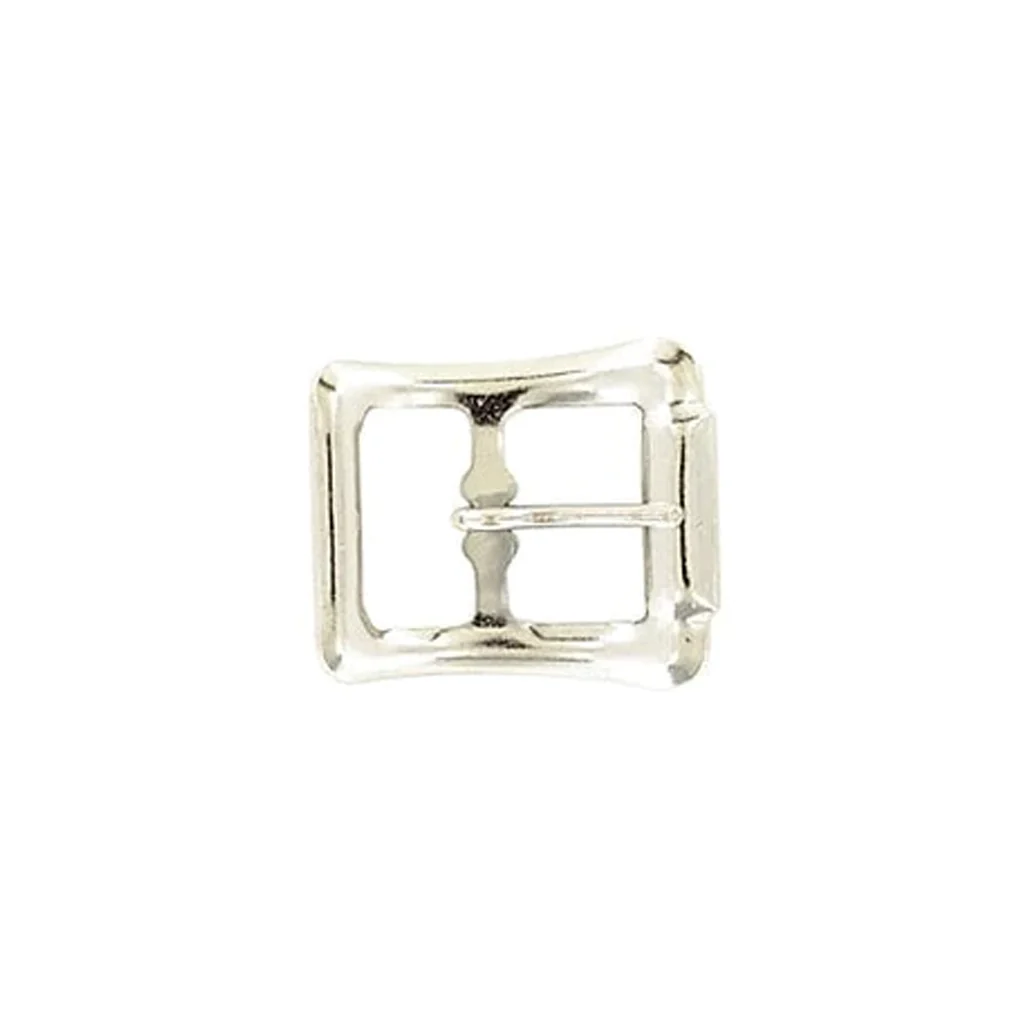 5/8" Nickel, Imitation Roller Center Bar Buckle, Zinc Alloy, #C-2068-NP