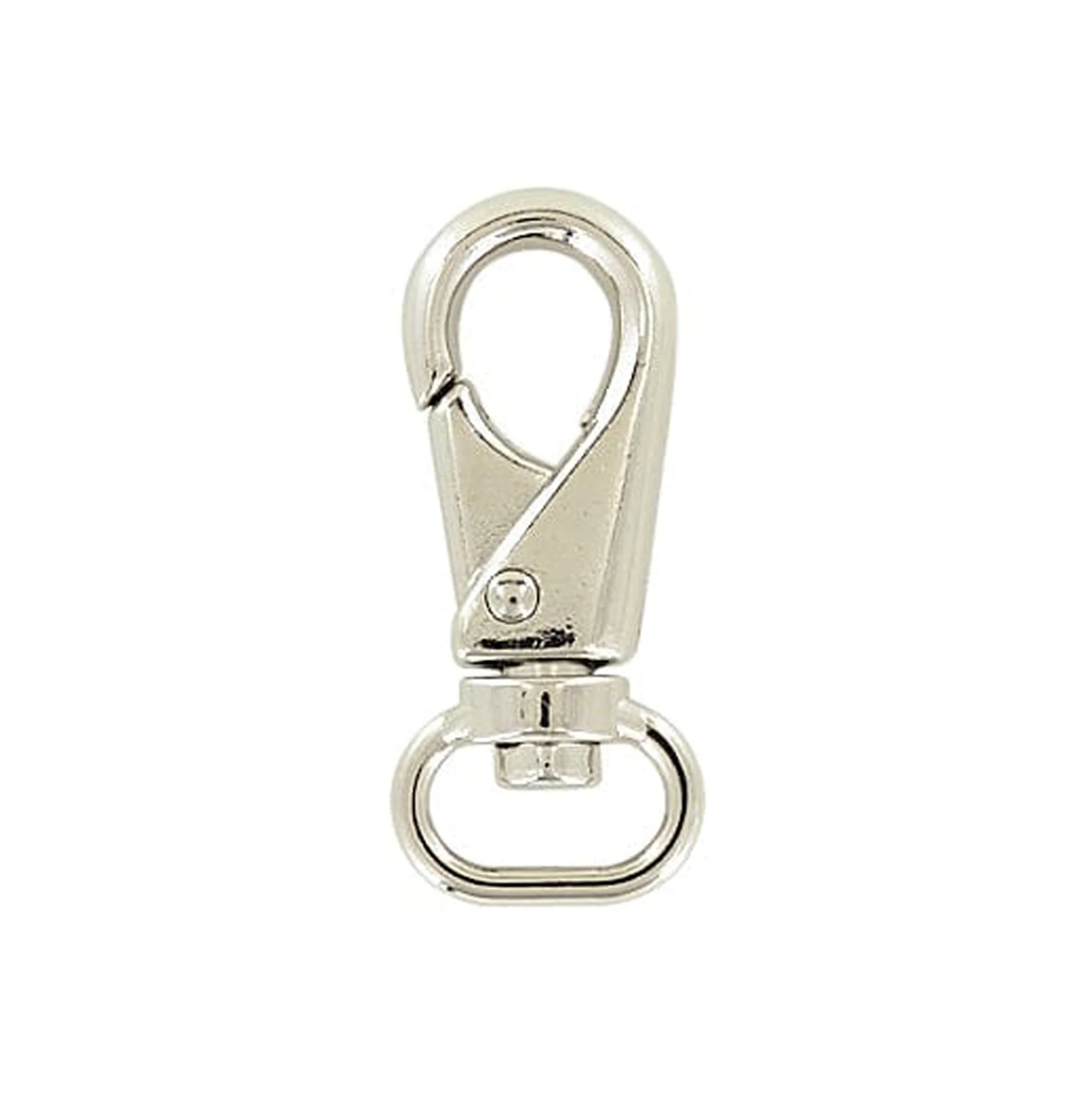 5/8" Nickel, Lever Swivel Snap Hook, Zinc Alloy, #P-2242-NIC