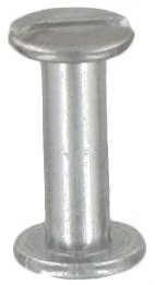 5/8" Nickel, Screw Post, Aluminum-10PK, #L-1262-5-8