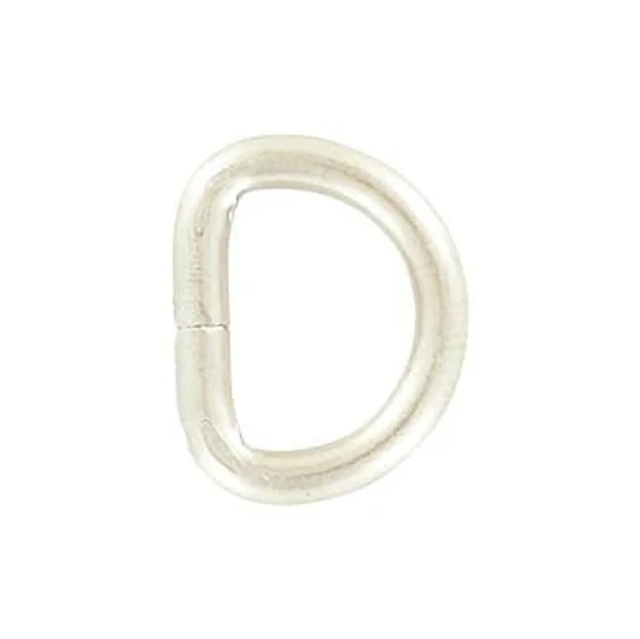 5/8" Satin Nickel, Welded D Ring, Steel, #P-2258