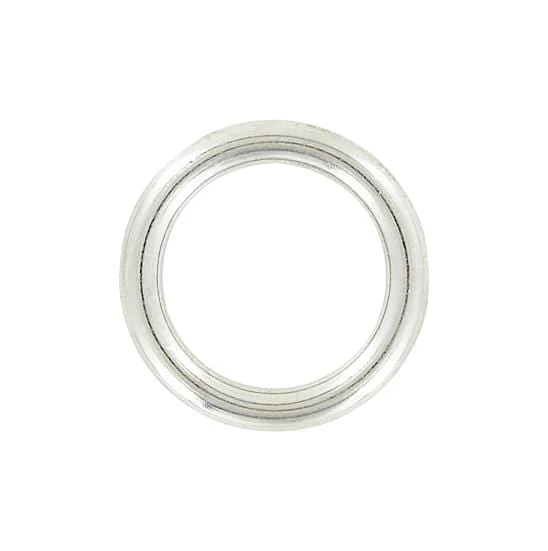 5/8" Shiny Nickel, Cast Round Ring, Zinc Alloy, #A-231-NP