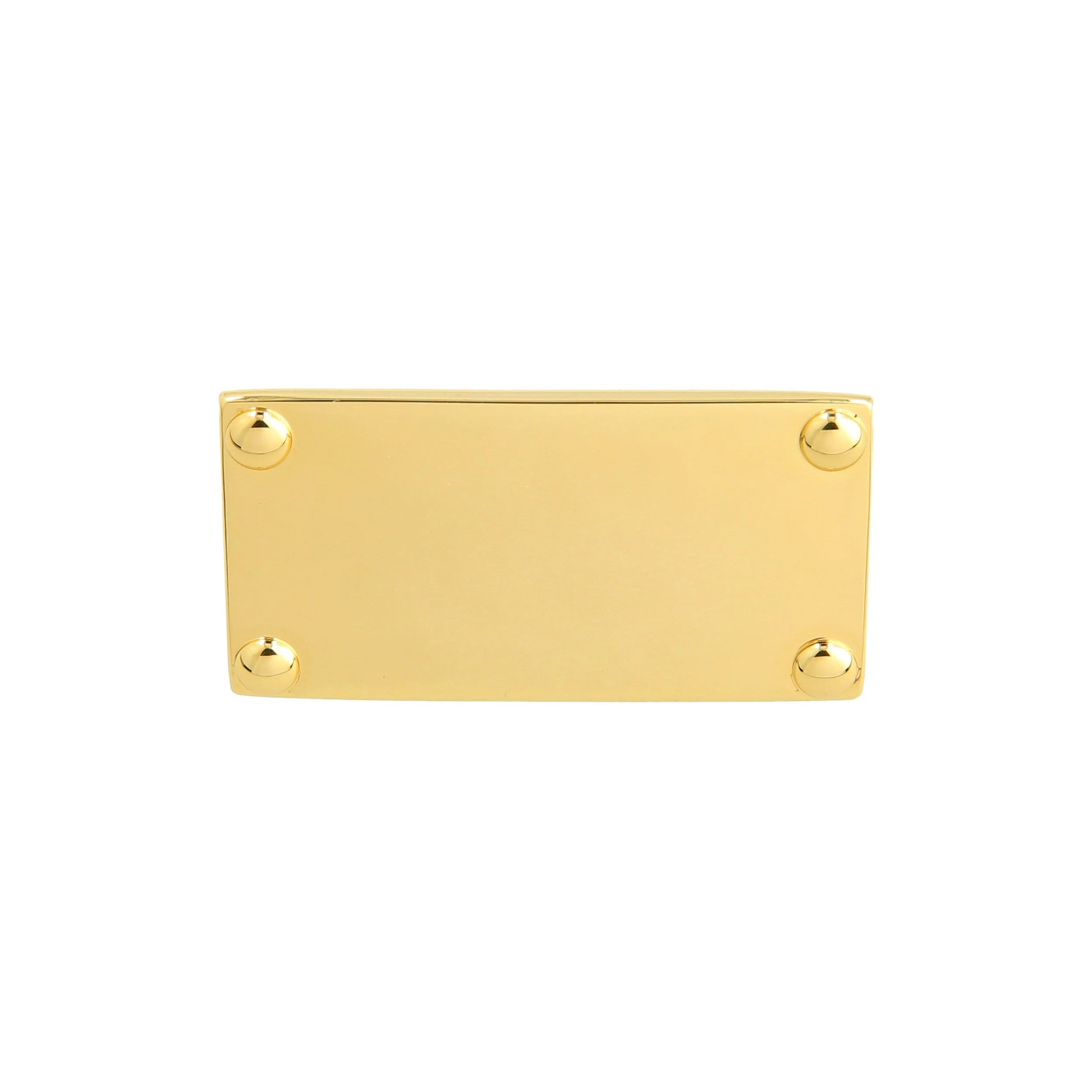 50mm Shiny Gold, Logo Plate, Zinc Alloy, #P-3250-GOLD