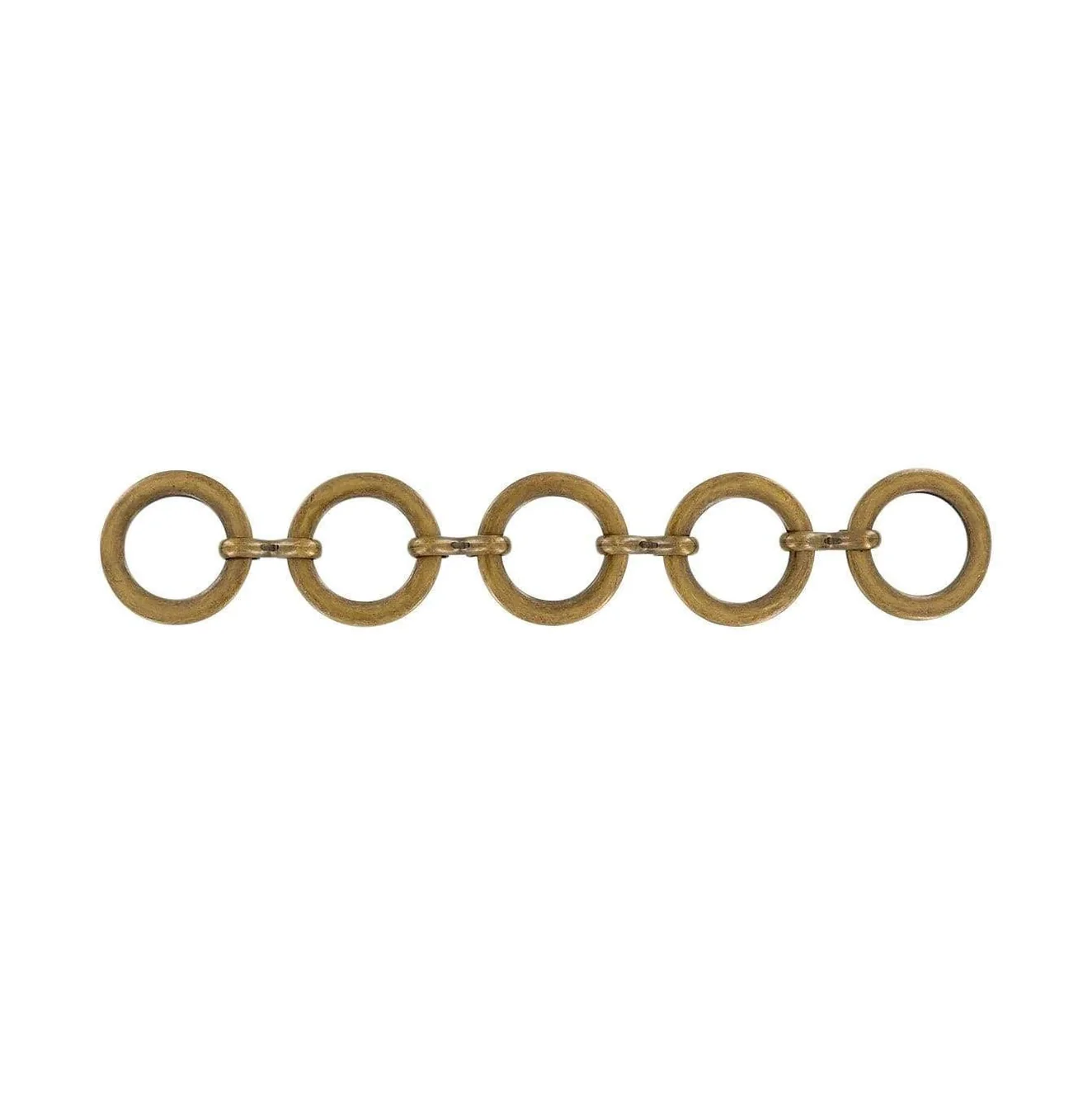 6 1/2" Antique Brass, Chain Handle Loop, Steel, #P-3034-ANTB