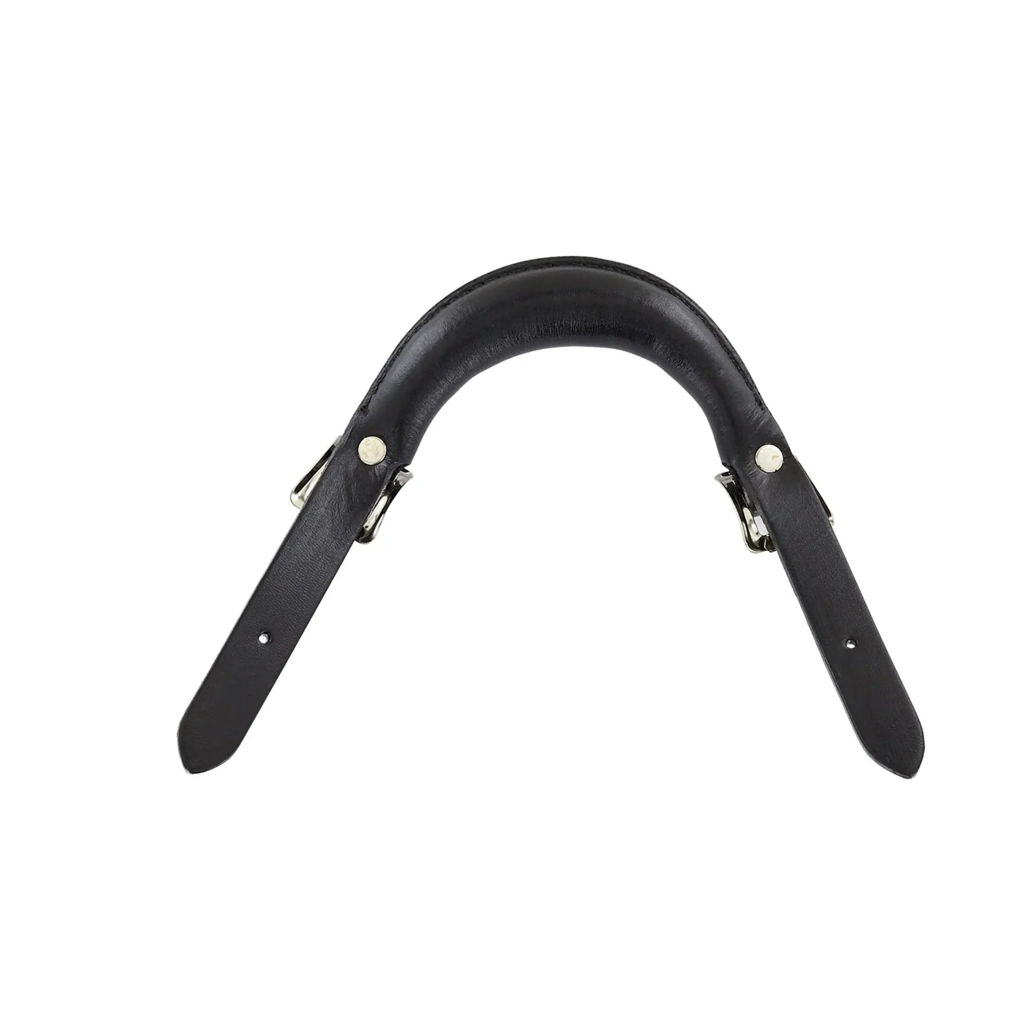 4912-6-black-emergency-handle-with-nickel-hardware-leather-l-3703-blk-1.webp