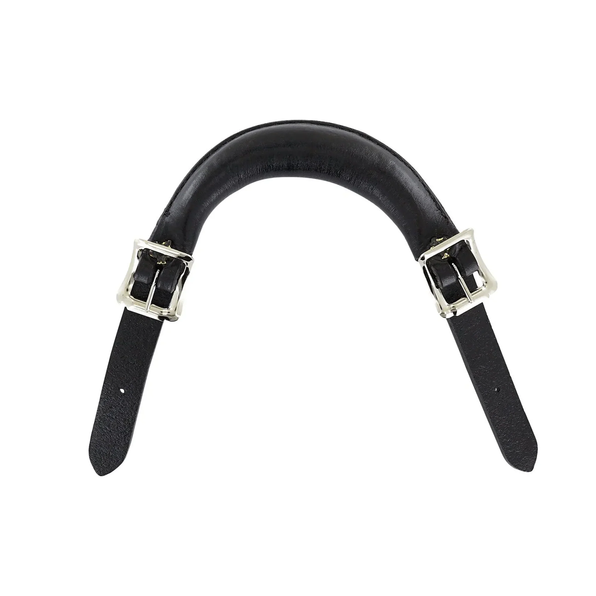 4912-6-black-emergency-handle-with-nickel-hardware-leather-l-3703-blk-1.webp