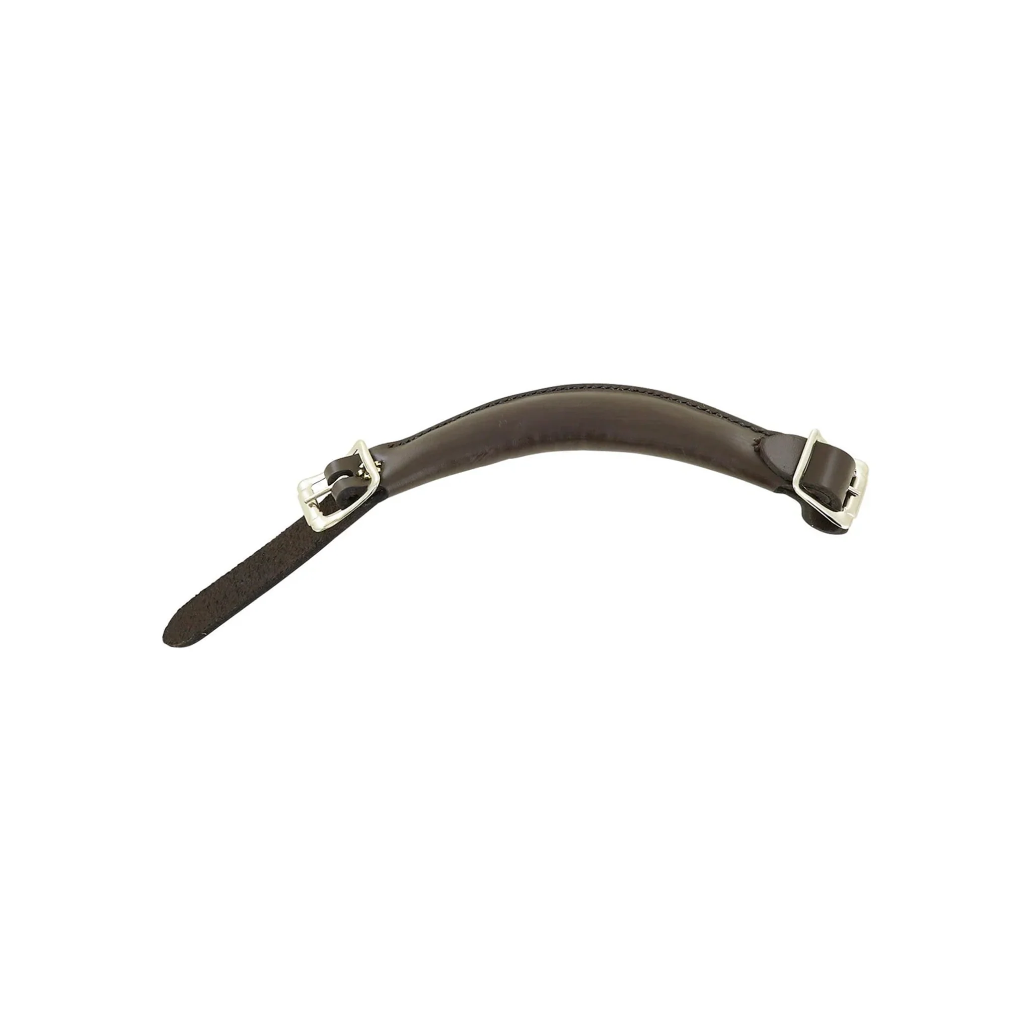 6" Brown, Emergency Handle, Leather, #L-3703-BRO