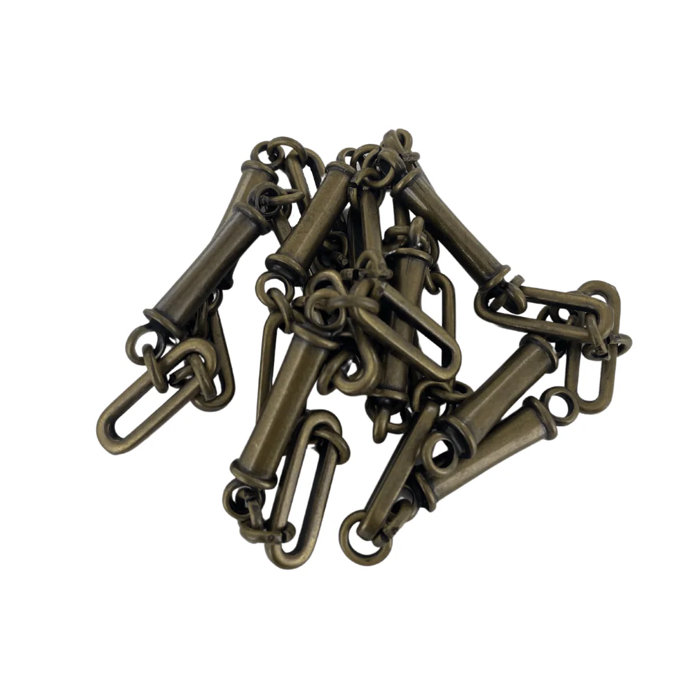 6/16" Antique Brass, Chain Handle, Zinc Alloy, #P-3035-ANTB