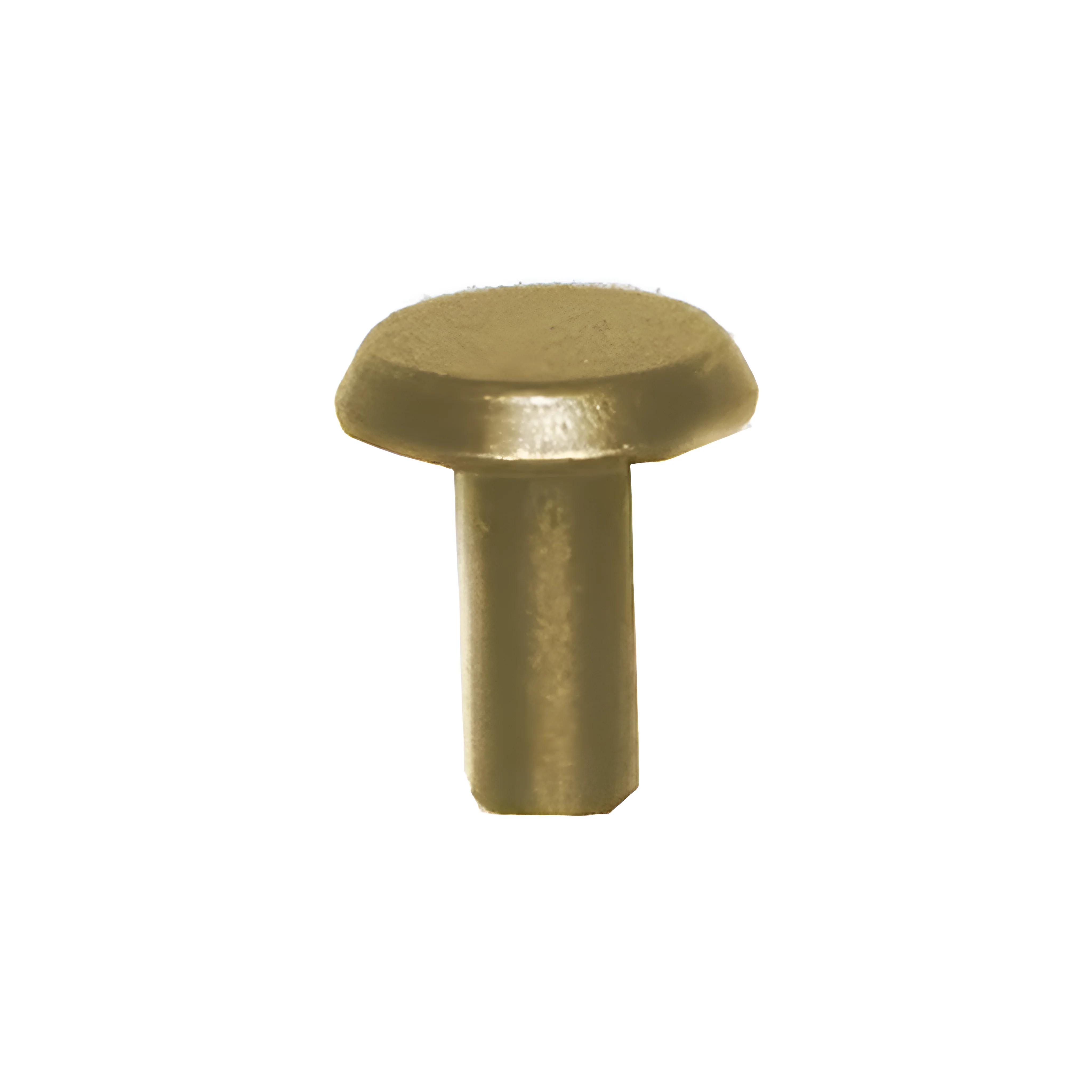 6/16" Brass, Tubular Rivet, Steel - 24 pk, #310-6-16-BP