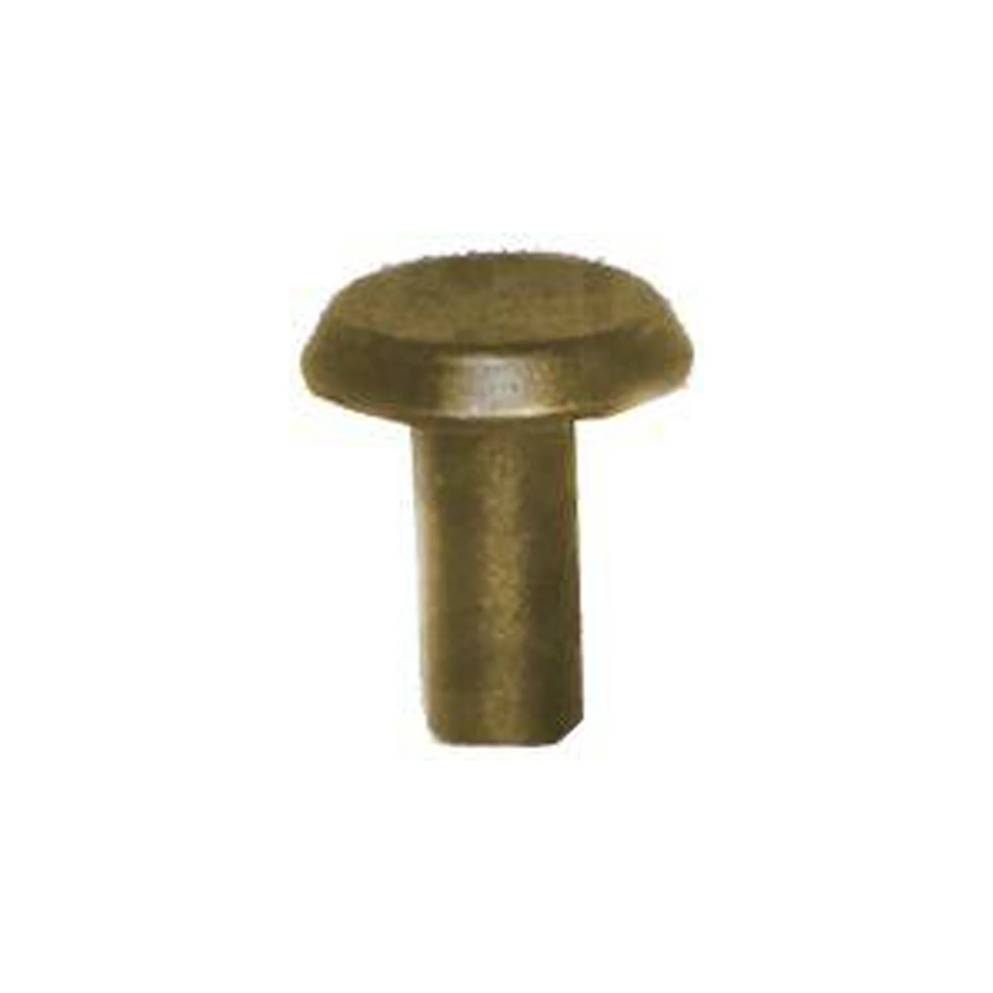 7/16" Antique Brass, Tubular Rivet, Steel - 24 pk, #310-7-16-AB