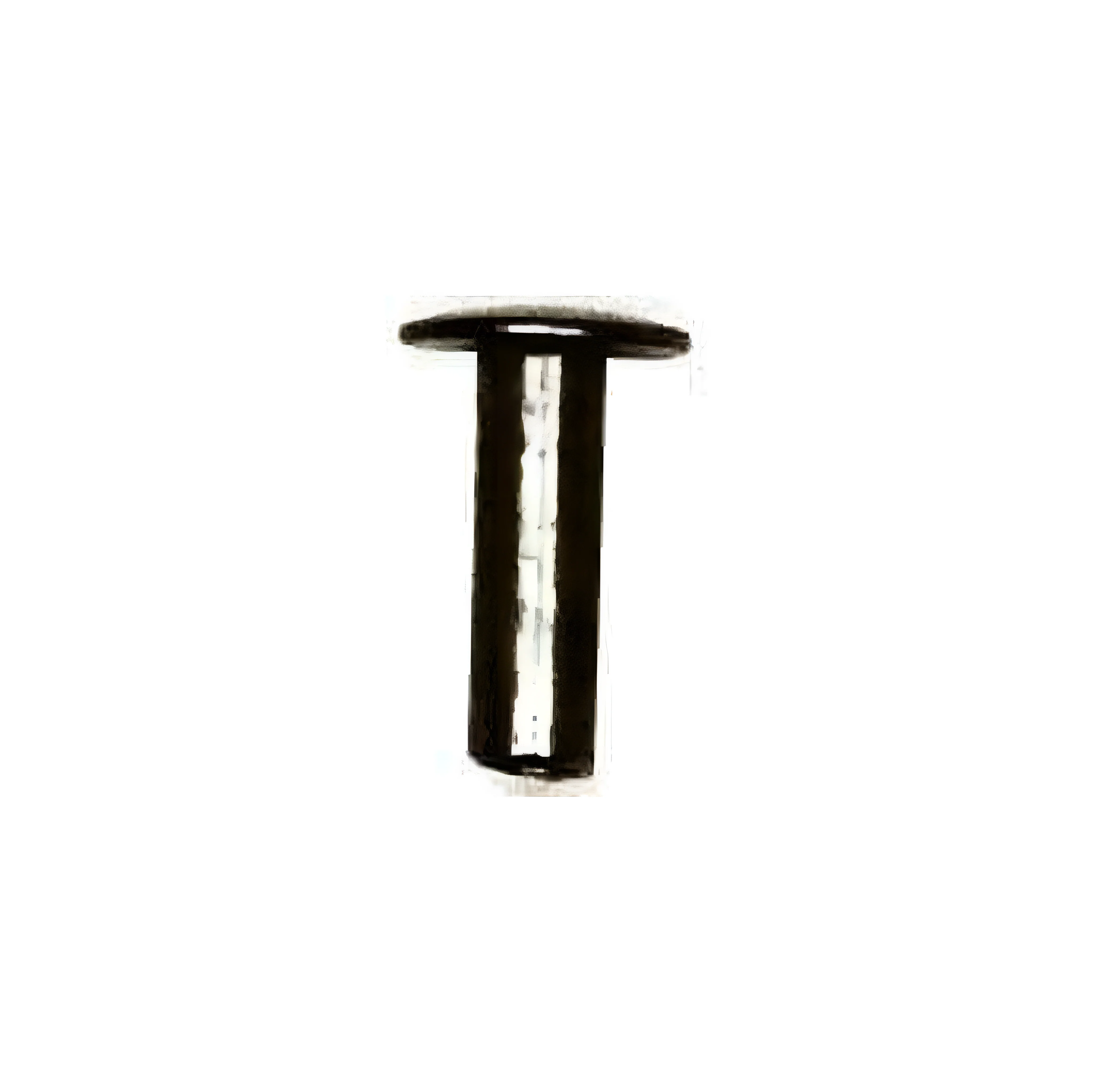 7/16" Black, Tubular Rivet, Steel - 24 pk, #252-7-16-BLK