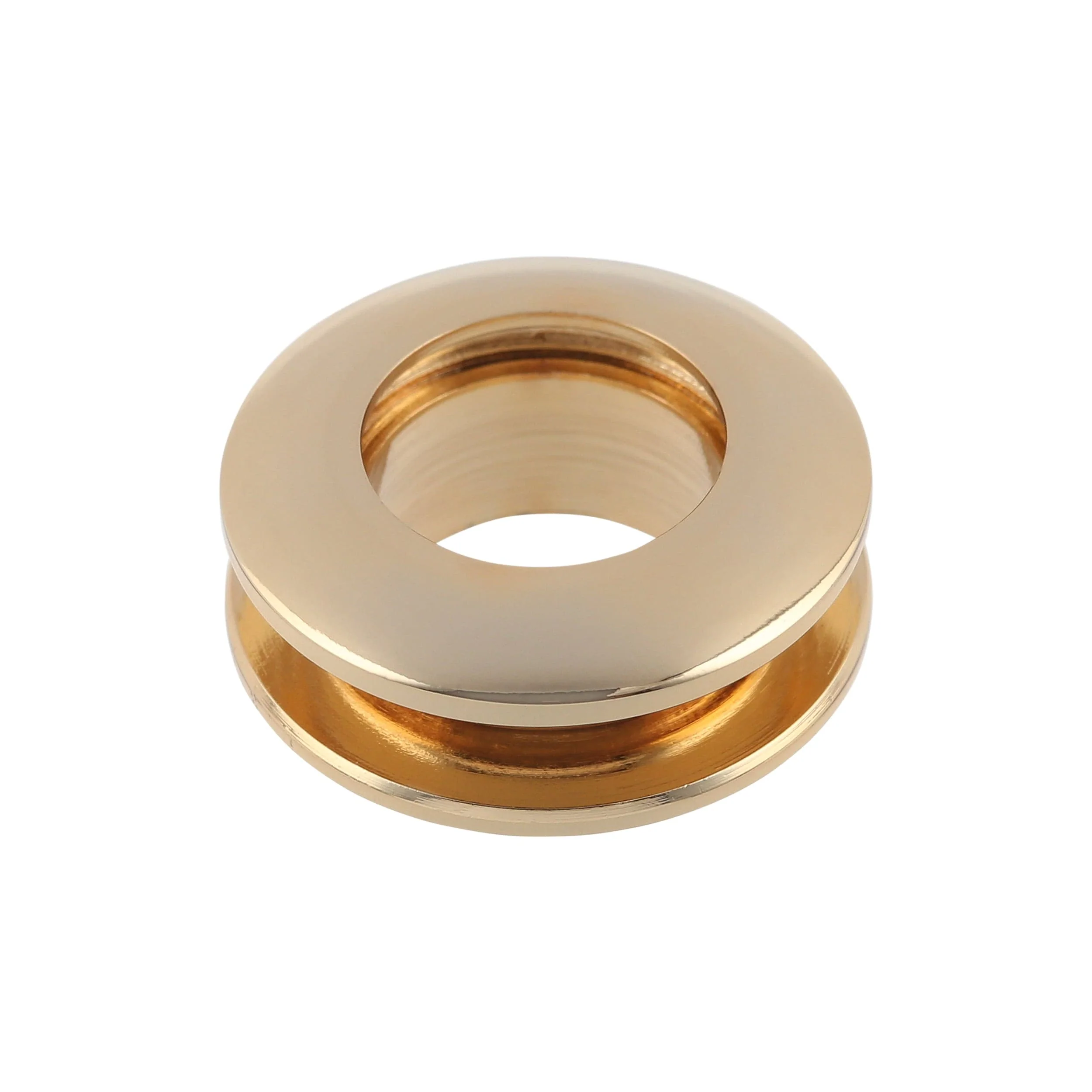 7/16" Gold, Screw Together Eyelet, Solid Brass, #P-1387-GOLD