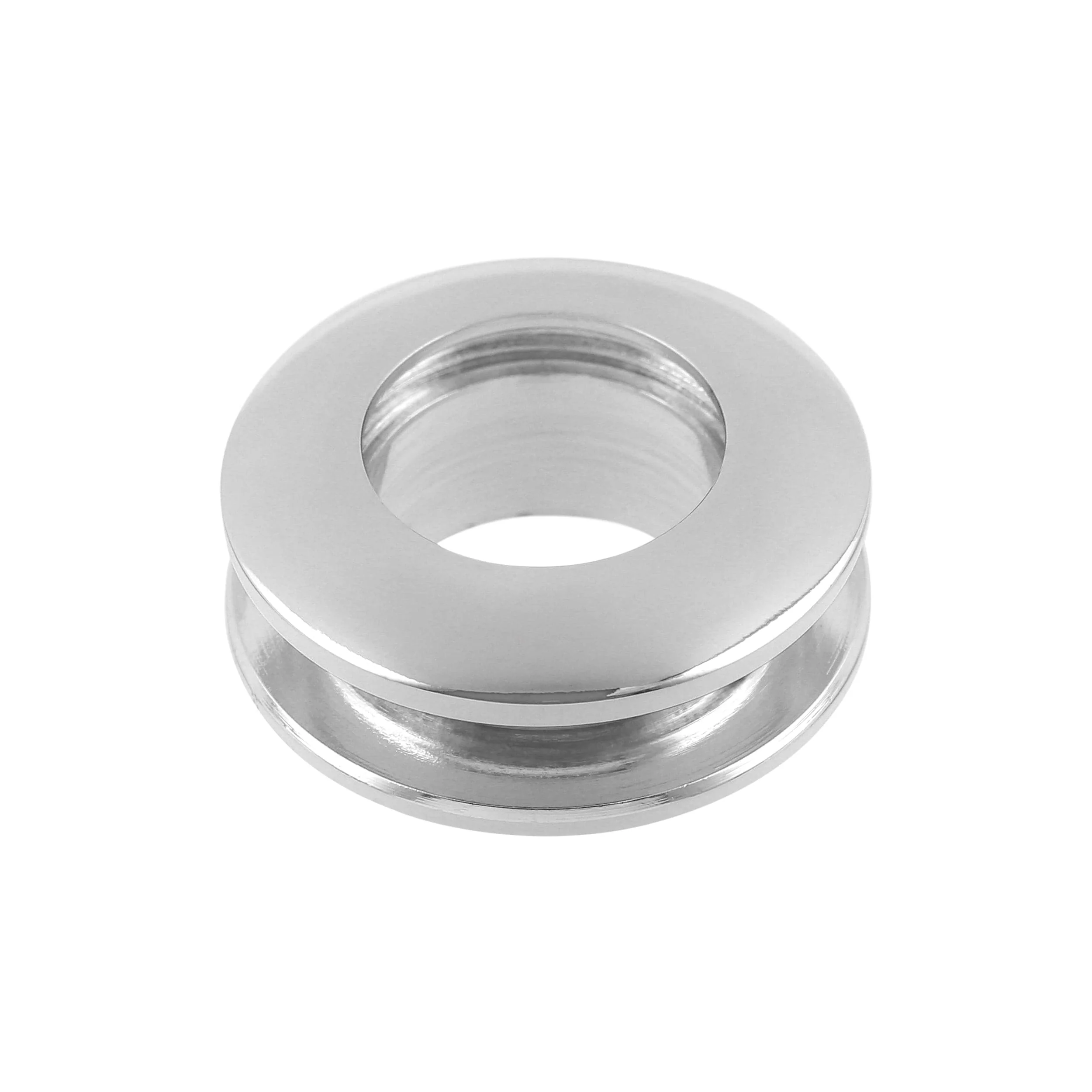 7/16" Nickel,  Screw Together Eyelet, Solid Brass, #P-1387-SBN