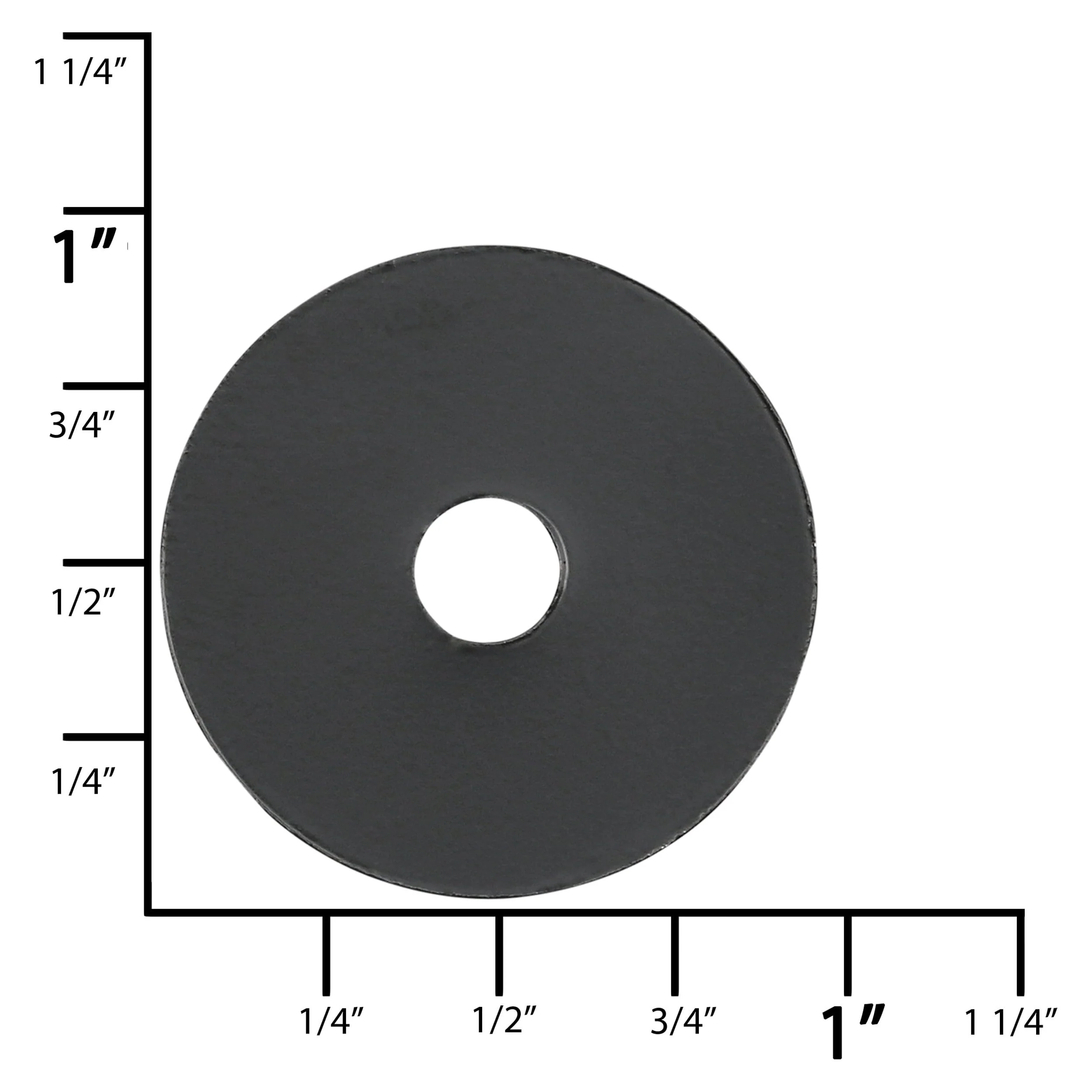 7/8" Black, Washer, Steel - 12 pk, #L-3042-BLK
