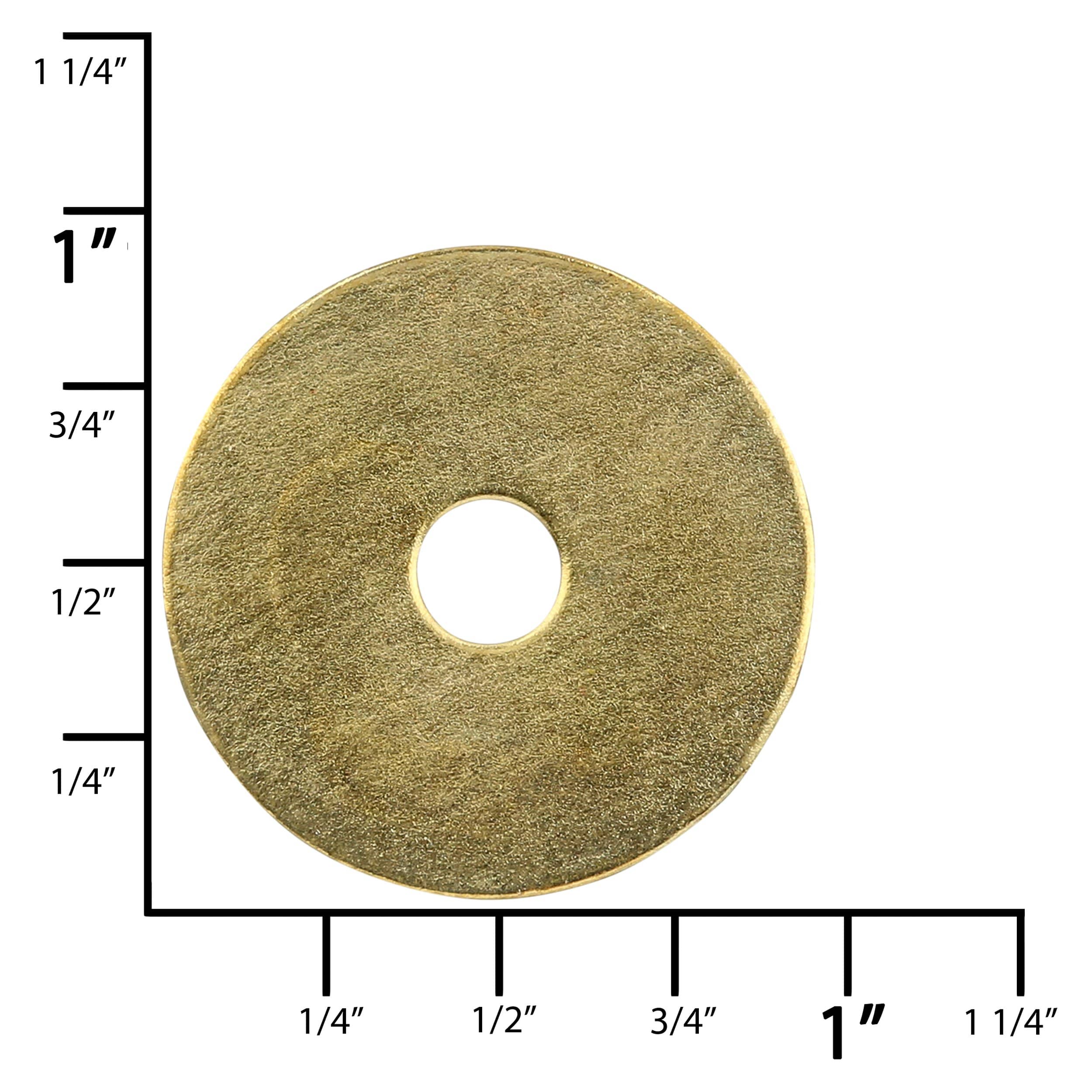 7/8" Brass, Washer, Steel - 12 pk, #L-3042-BP