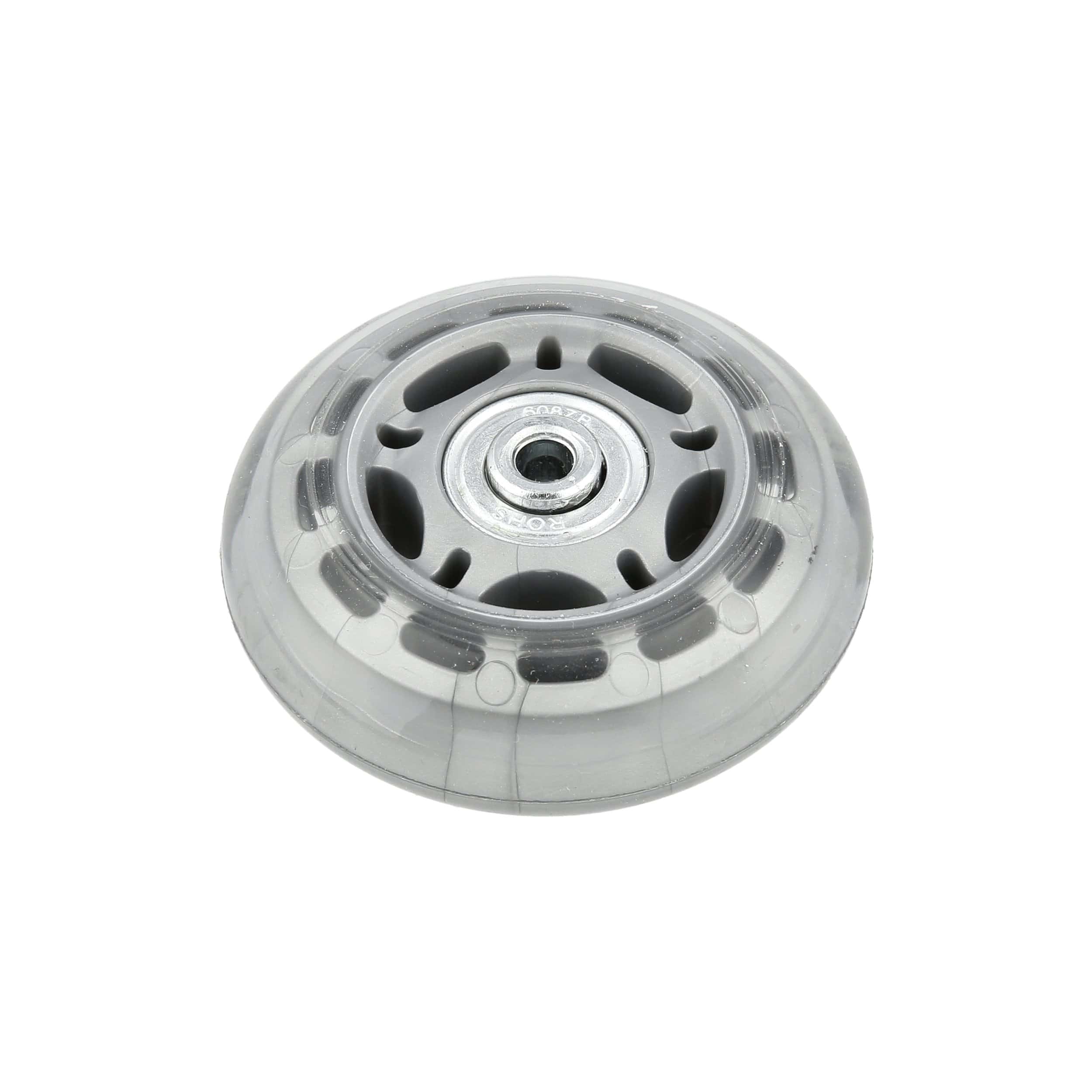 70mm Grey, Quiet Inline Skate Wheel, Plastic, #L-3707