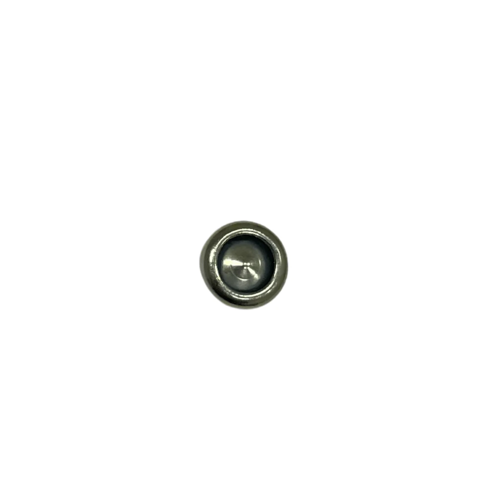 8.4mm Nickel, Seamed Rivet Cap, Steel, #HM-CAP-NP